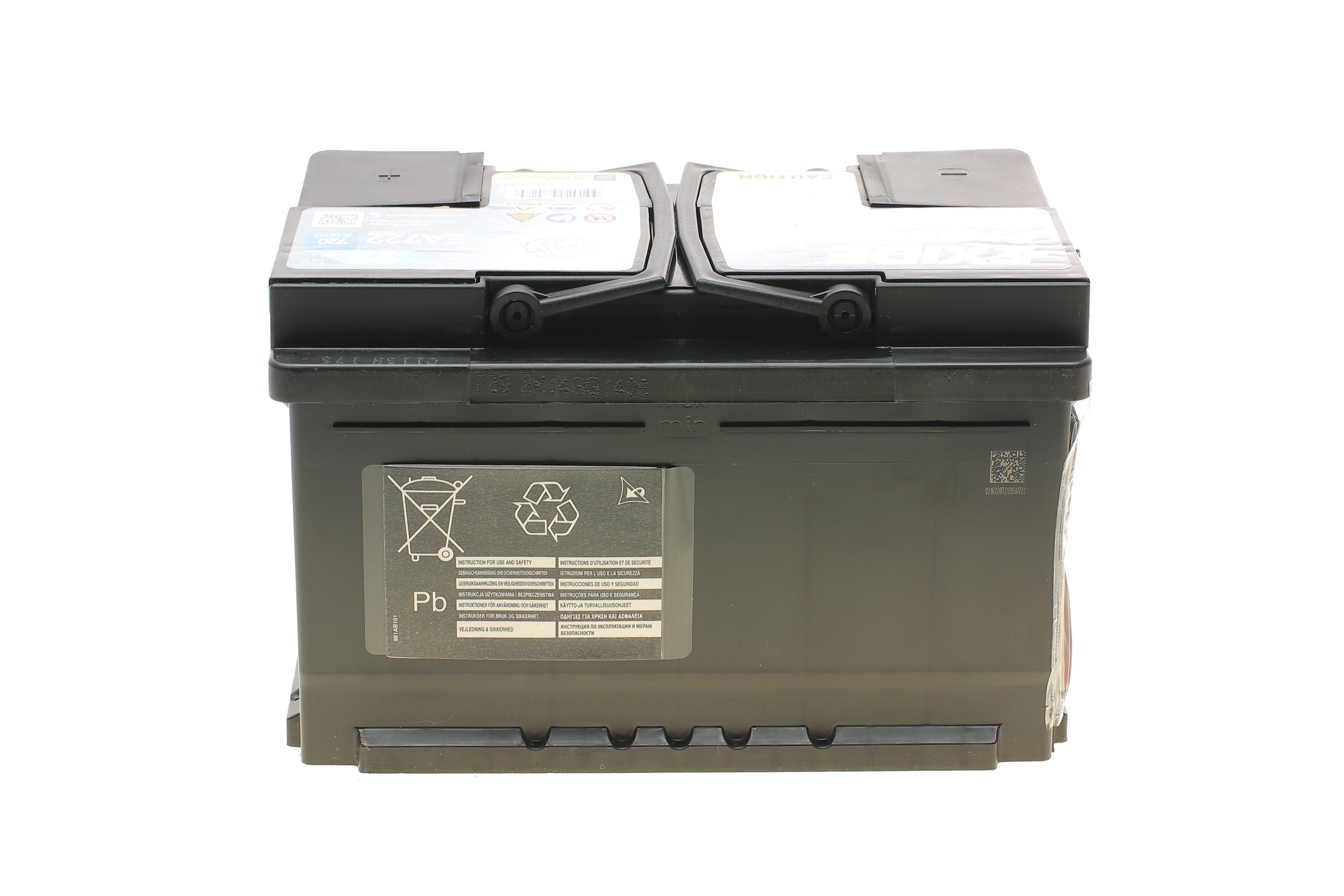 Акумуляторна батарея 72Ah/720A (278x175x175/+R/B13) Premium