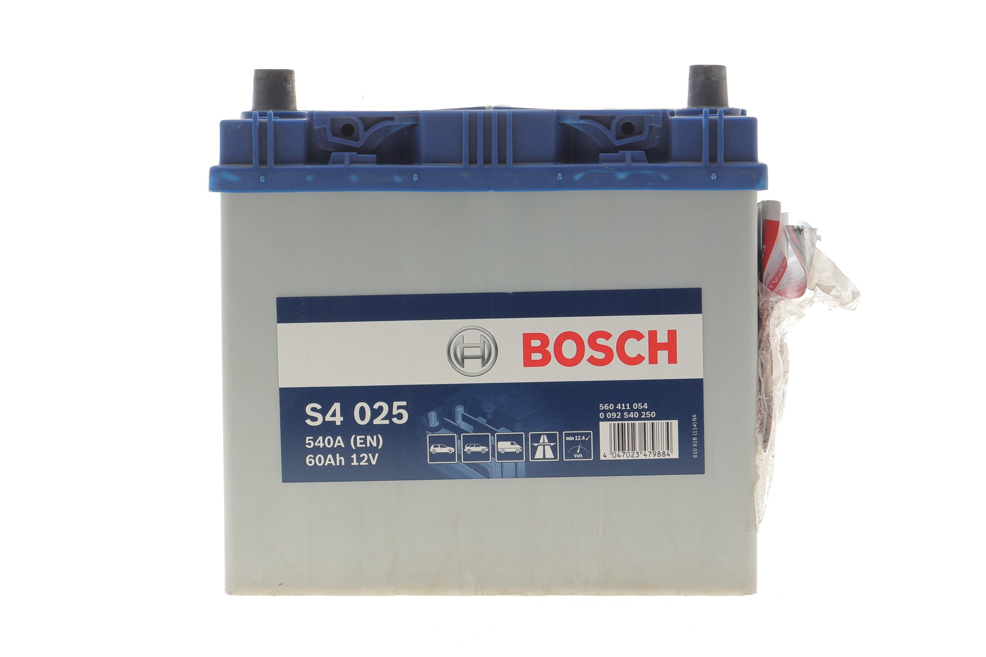 Акумуляторна батарея 60Ah/540A (232x173x225/+L/B00) S4 Азія/дата виробництва 2023 рік.