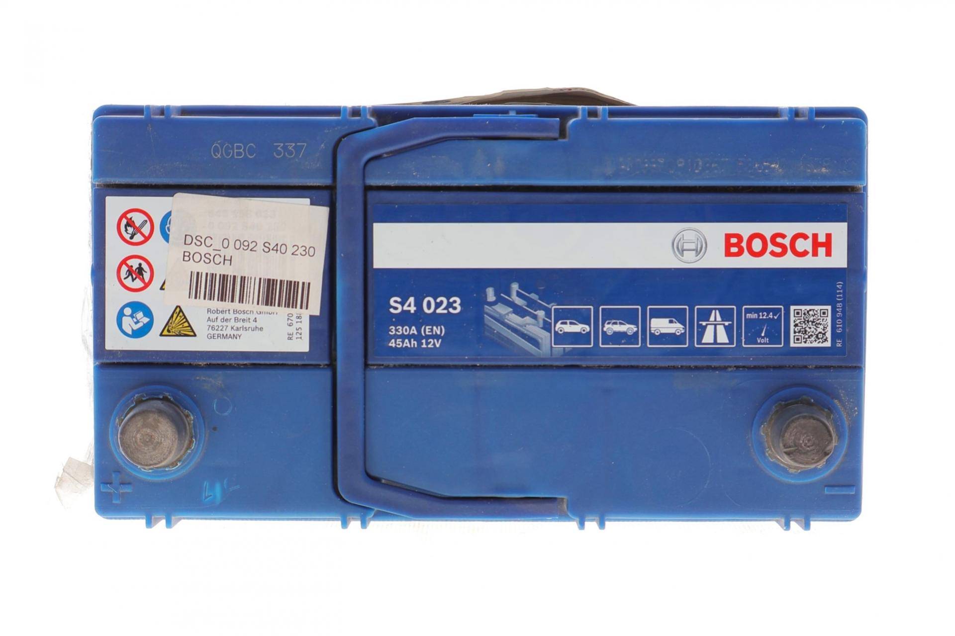 Акумуляторна батарея 45Ah/330A (238x129x227/+L/B00) Азія дата виробництва 2023 рік