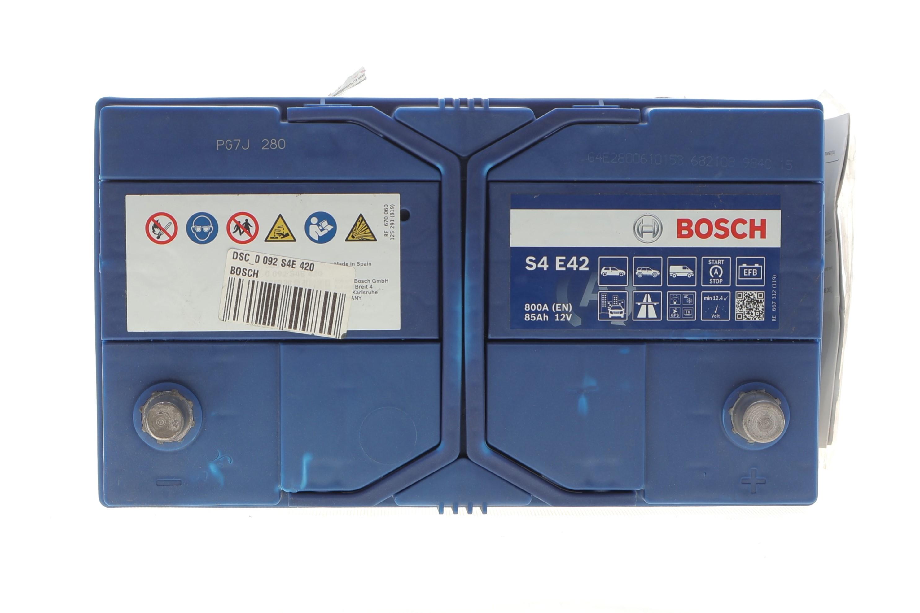 Акумуляторна батарея 85Ah/800A (304x173x225/+R/B01) (Start-Stop EFB) Азія /Дата виробництва 2022 рік.