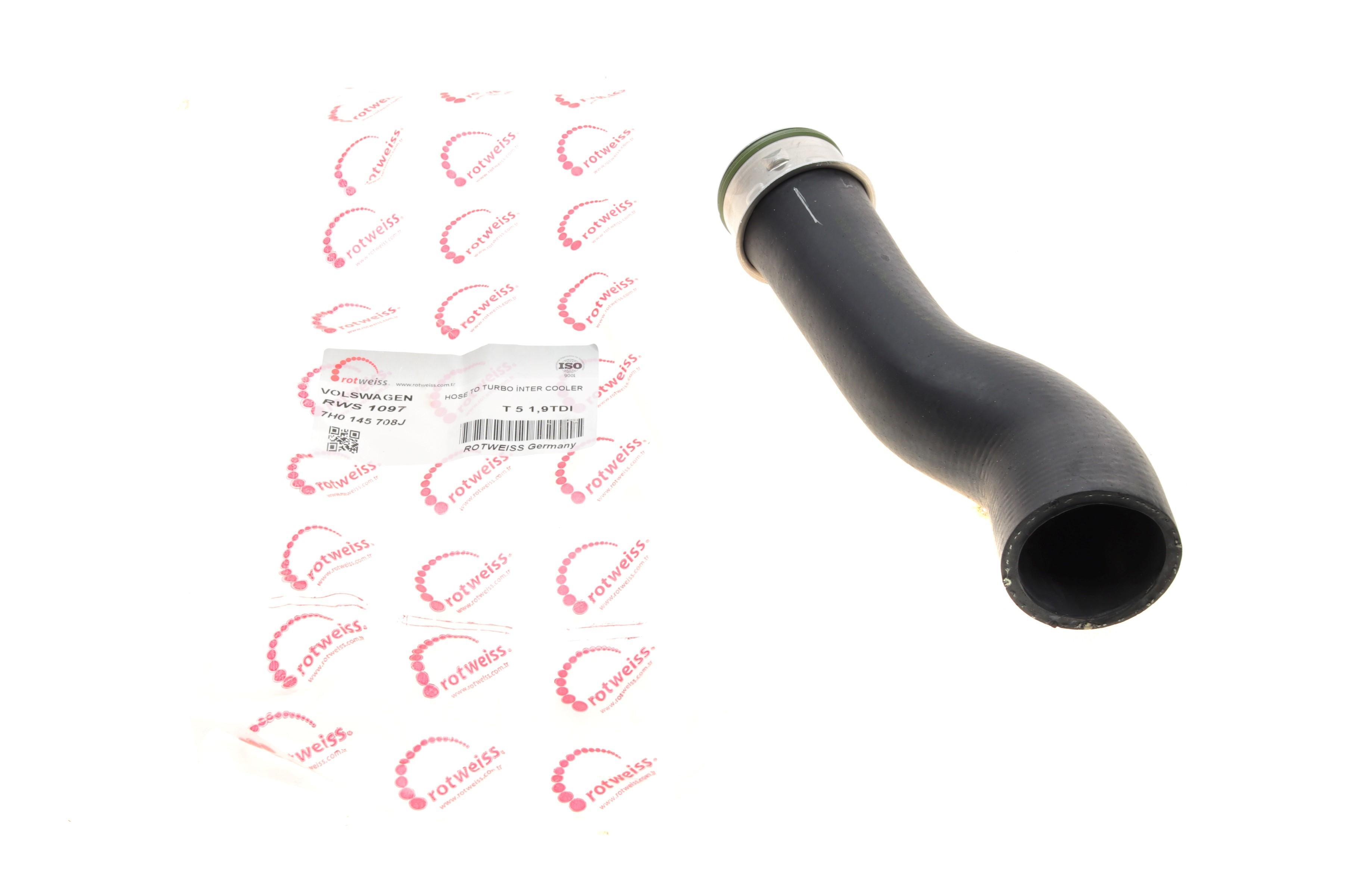 Патрубок інтеркулера VW T5 2.5TDI (BNZ/BPC) 03-10