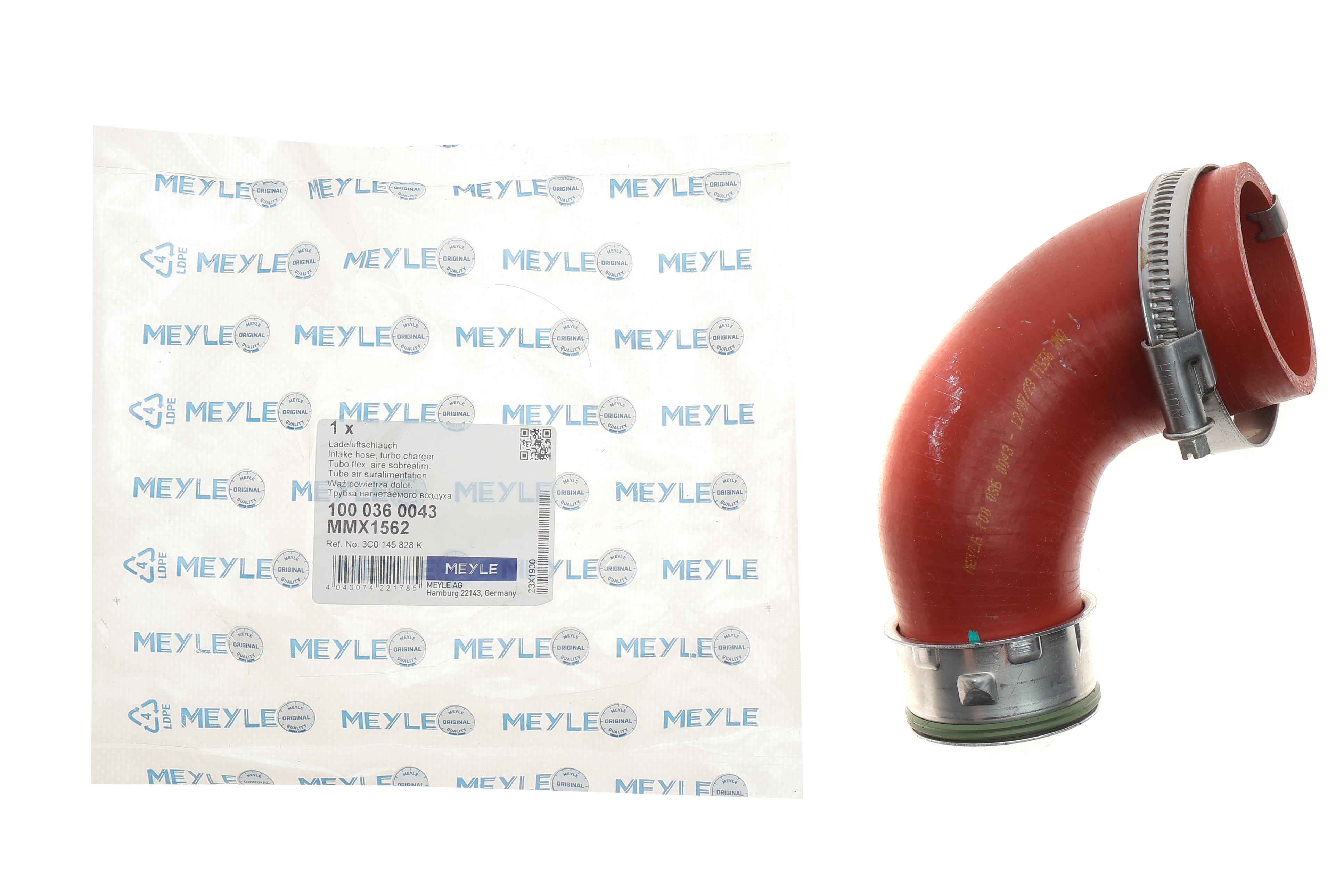 Патрубок інтеркулера VW Caddy III/Skoda Octavia 1.9TDI/2.0TDI 04-15