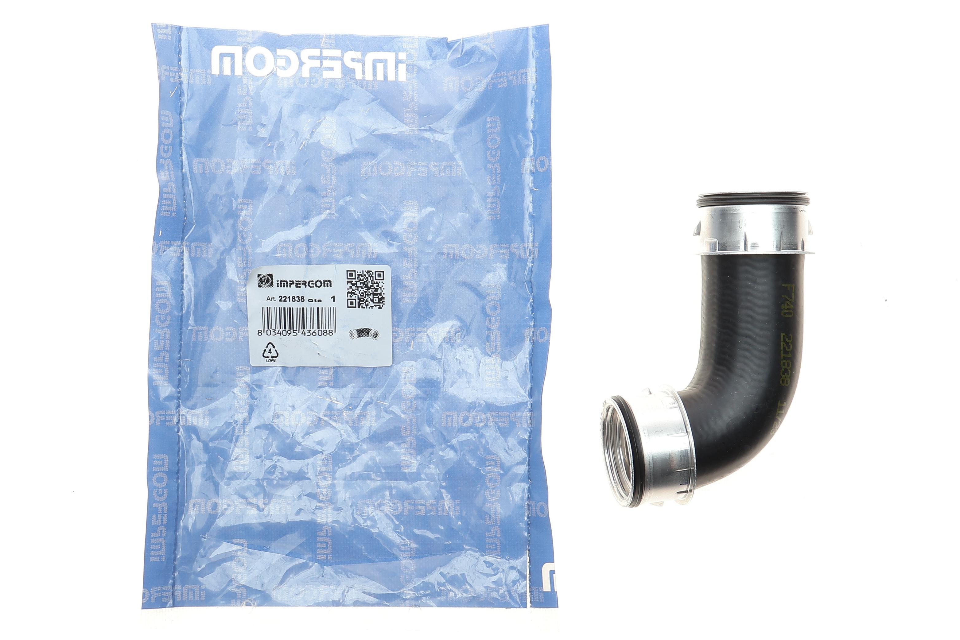 Патрубок інтеркулера (задній) (R) VW Caddy III 1.9DI (75kw)