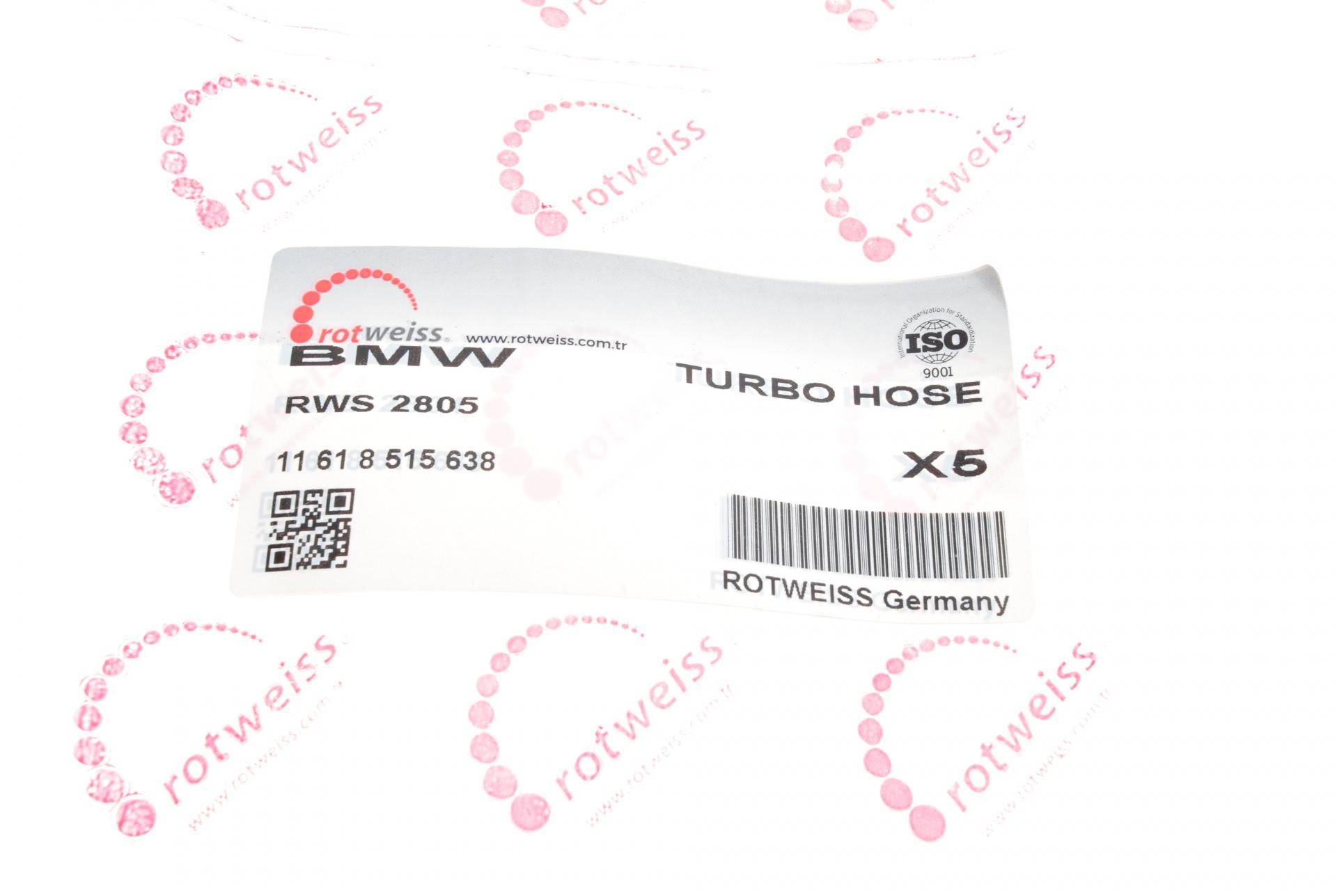 Патрубок інтеркулера (L) BMW X5 (F15/F85) 13-15 N47 D20