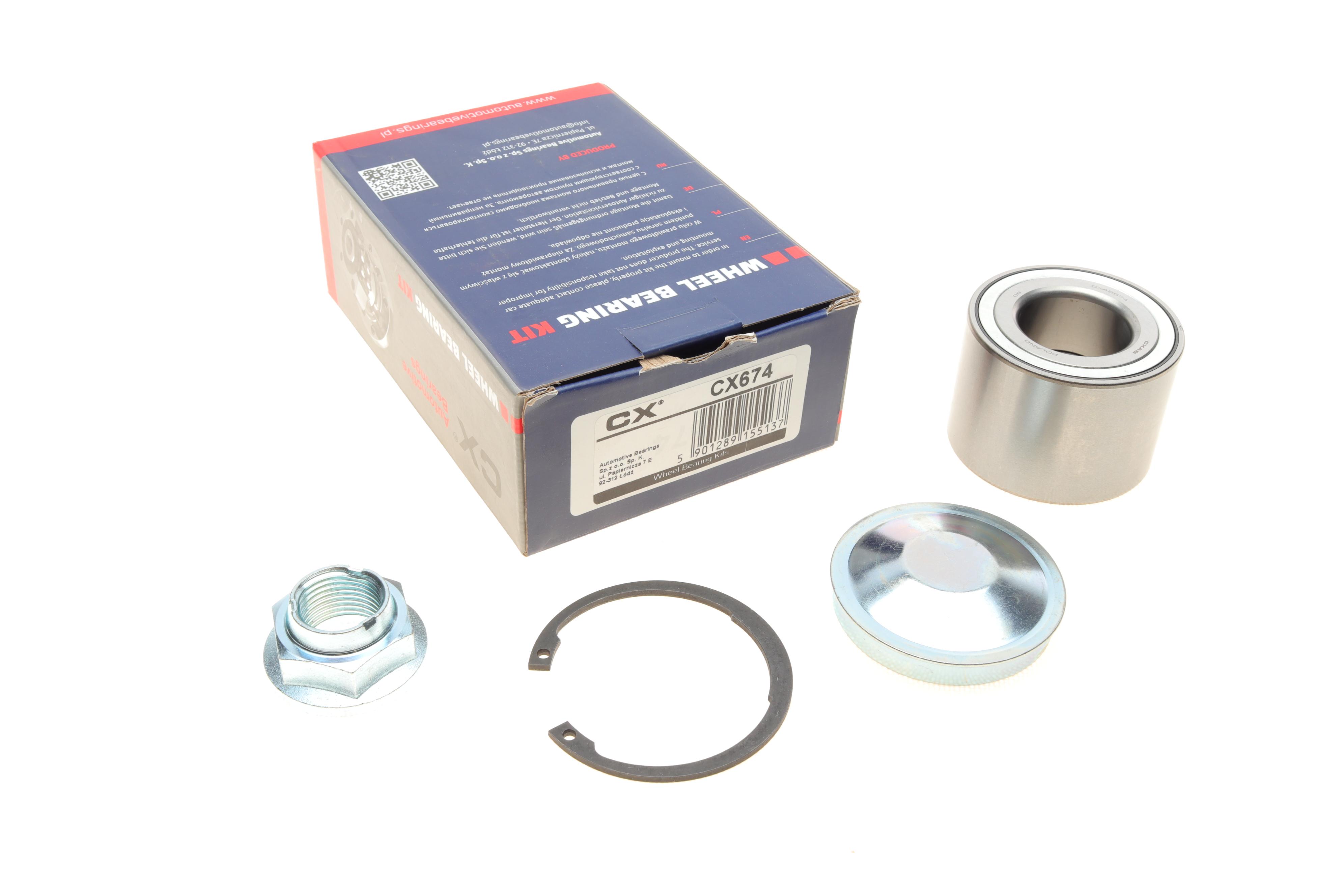 Підшипник маточини (задньої) Renault Trafic/Opel Vivaro 01-