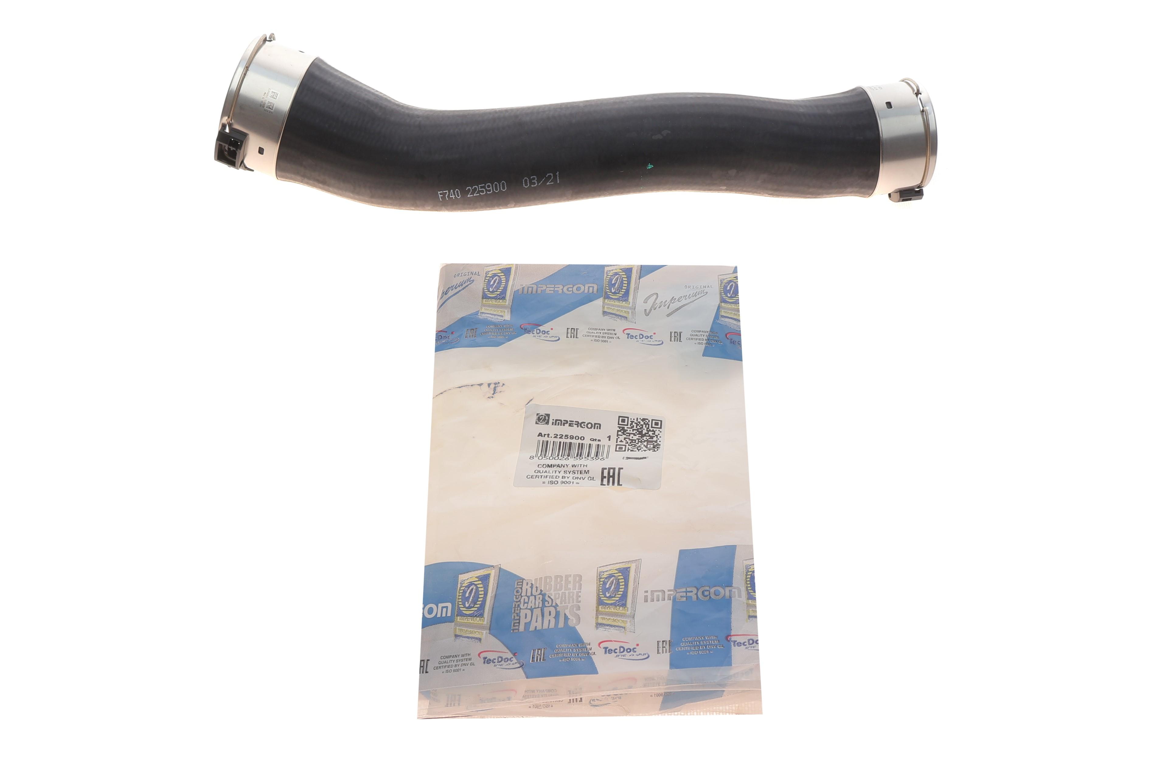 Патрубок інтеркулера (R) BMW 3 (F30/F80)/5 (F10)/X5 (F15/F85) 1.6/2.0 06-18 N20/N26