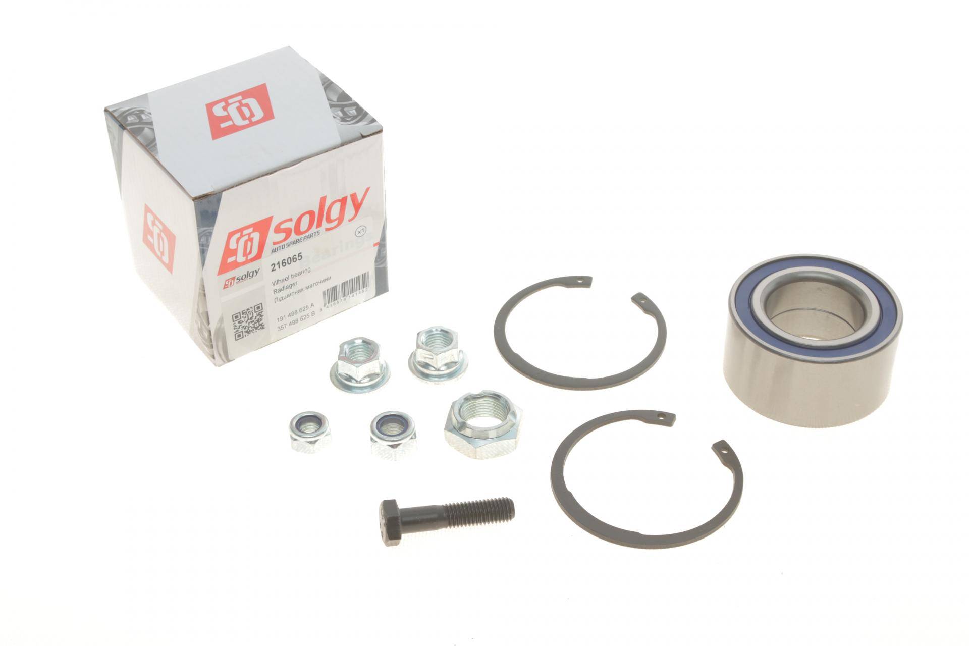 Підшипник маточини (передньої) VW Caddy II -04 (40x72x37) (к-кт)