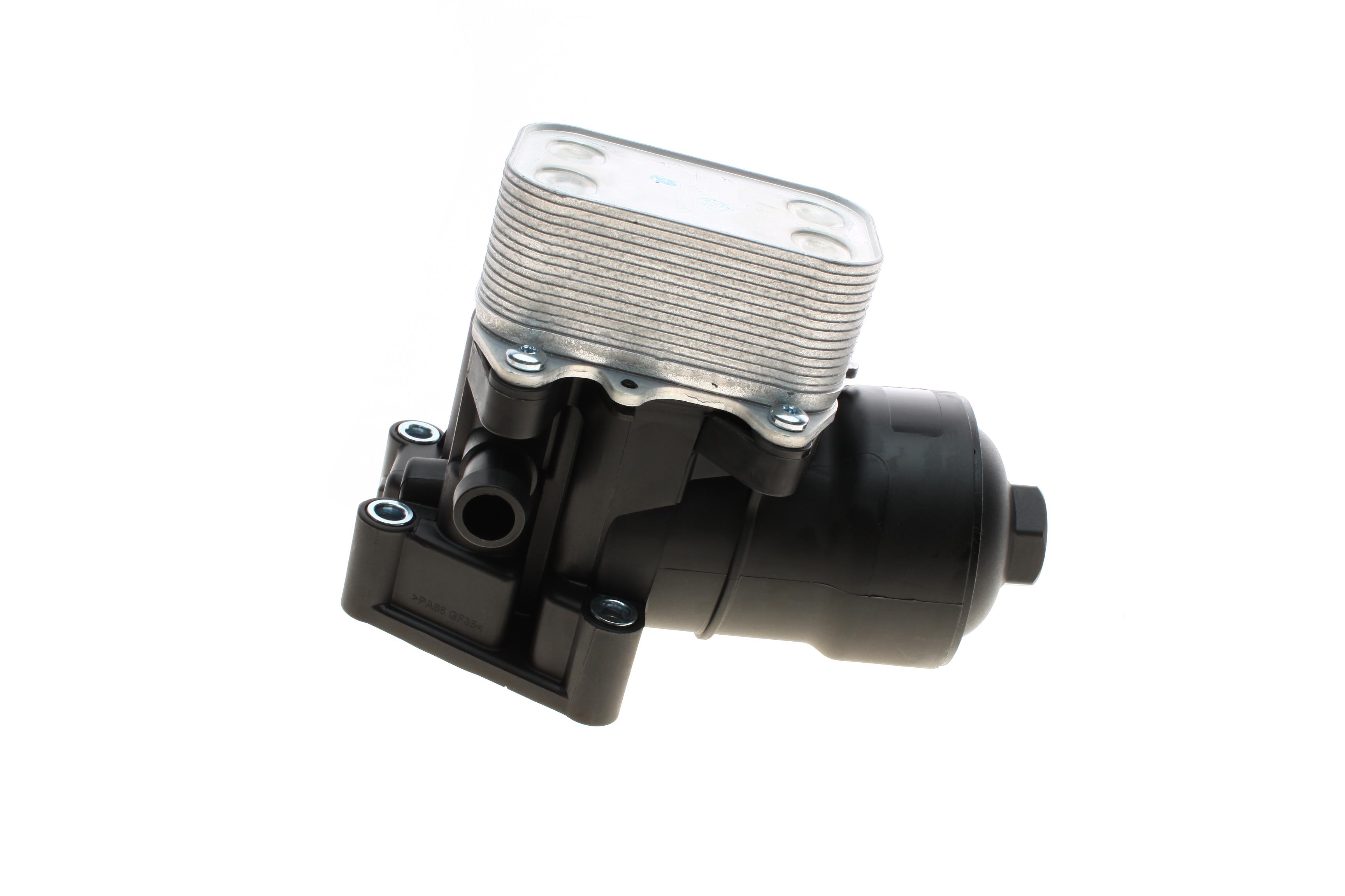 Радіатор масляний (з корпусом фільтра) VW Caddy III/Crafter/T5 (теплообмінник)