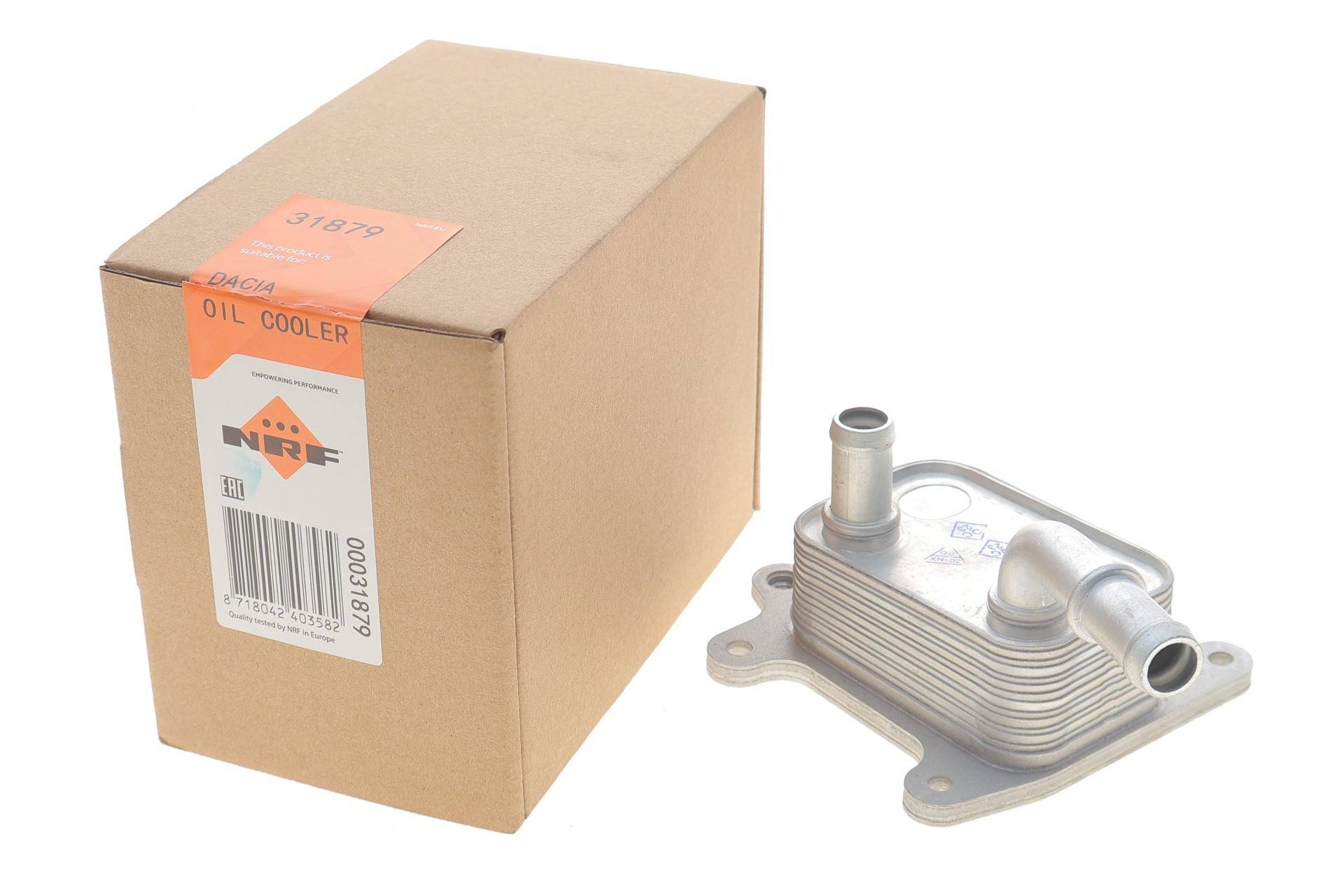 Радіатор масляний Dacia Logan/Sandero 1.0 16- (теплообмінник)