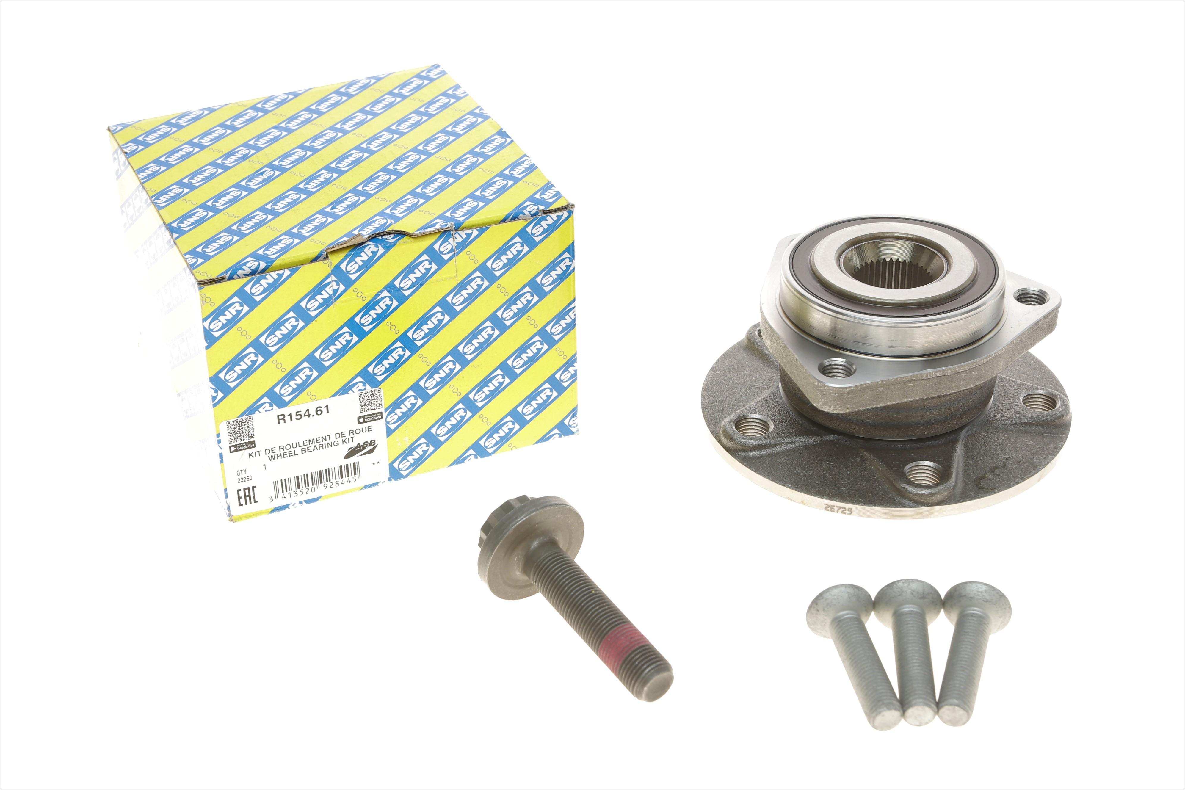 Підшипник маточини (передньої) VW Caddy 03- (3 болти)