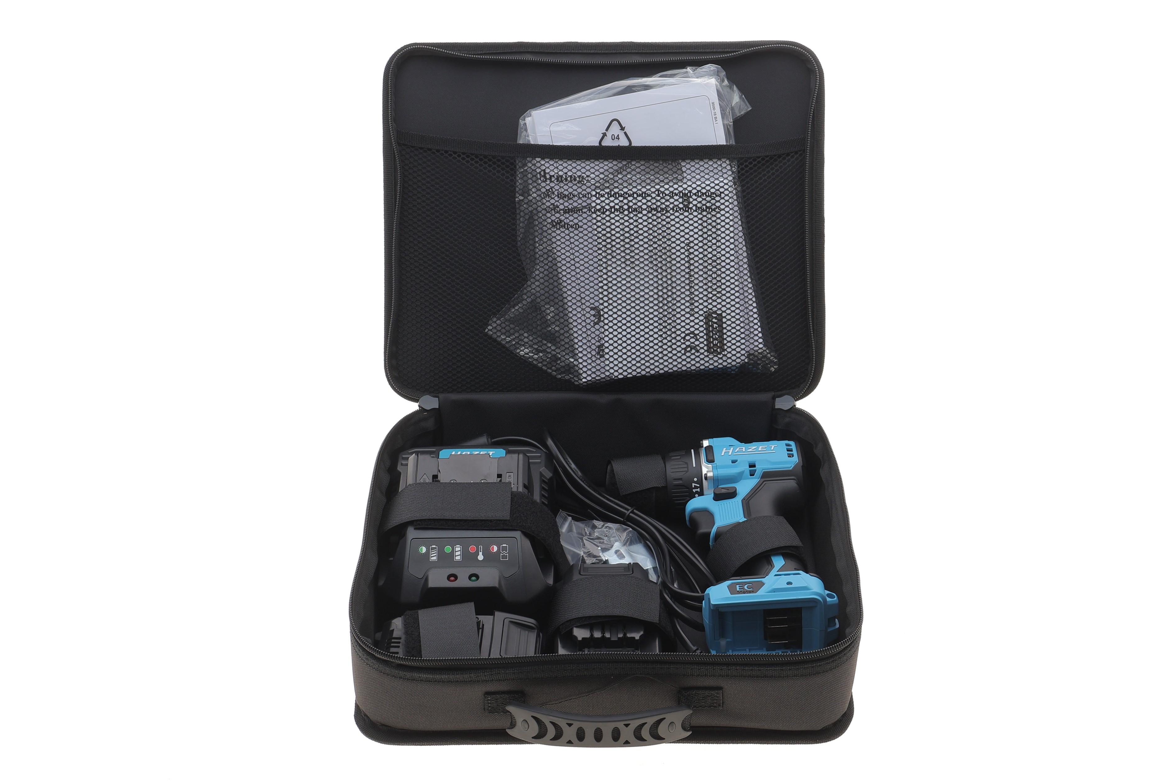 Дриль ударна акумуляторна з кейсом для зберігання