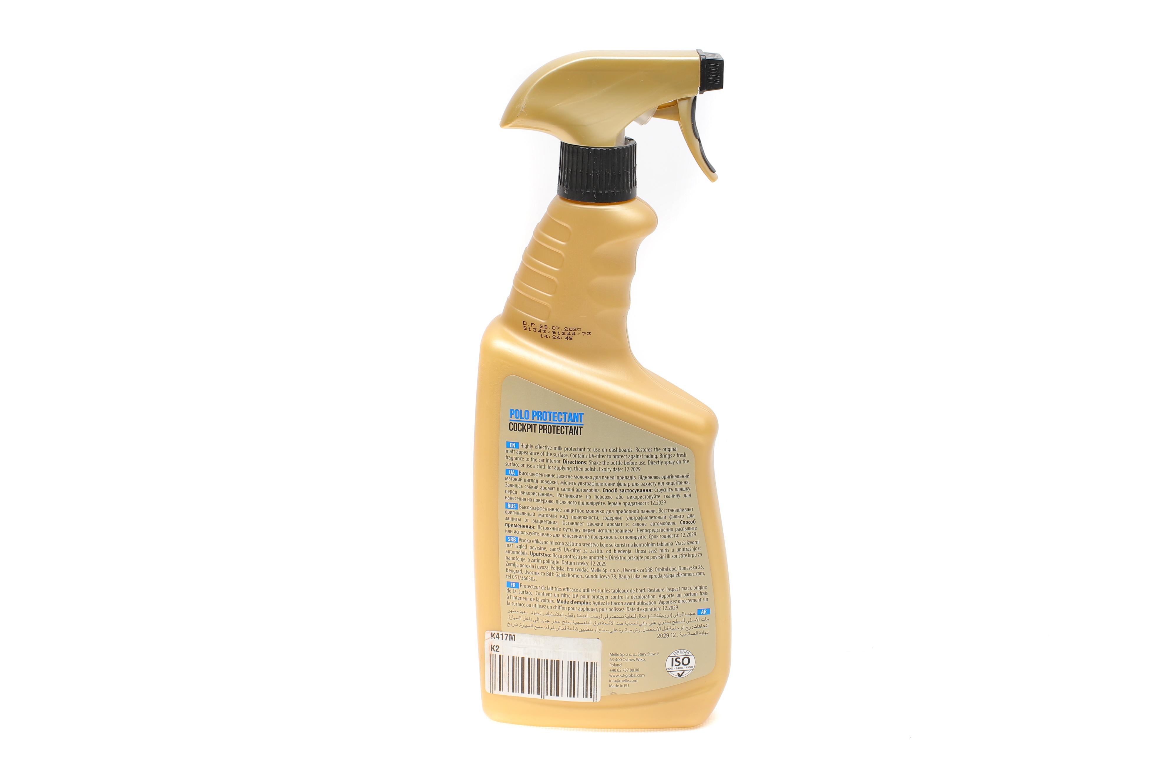 Засіб для чистки пластика (приборної панелі) Polo Protectant (770ml) = EK4170