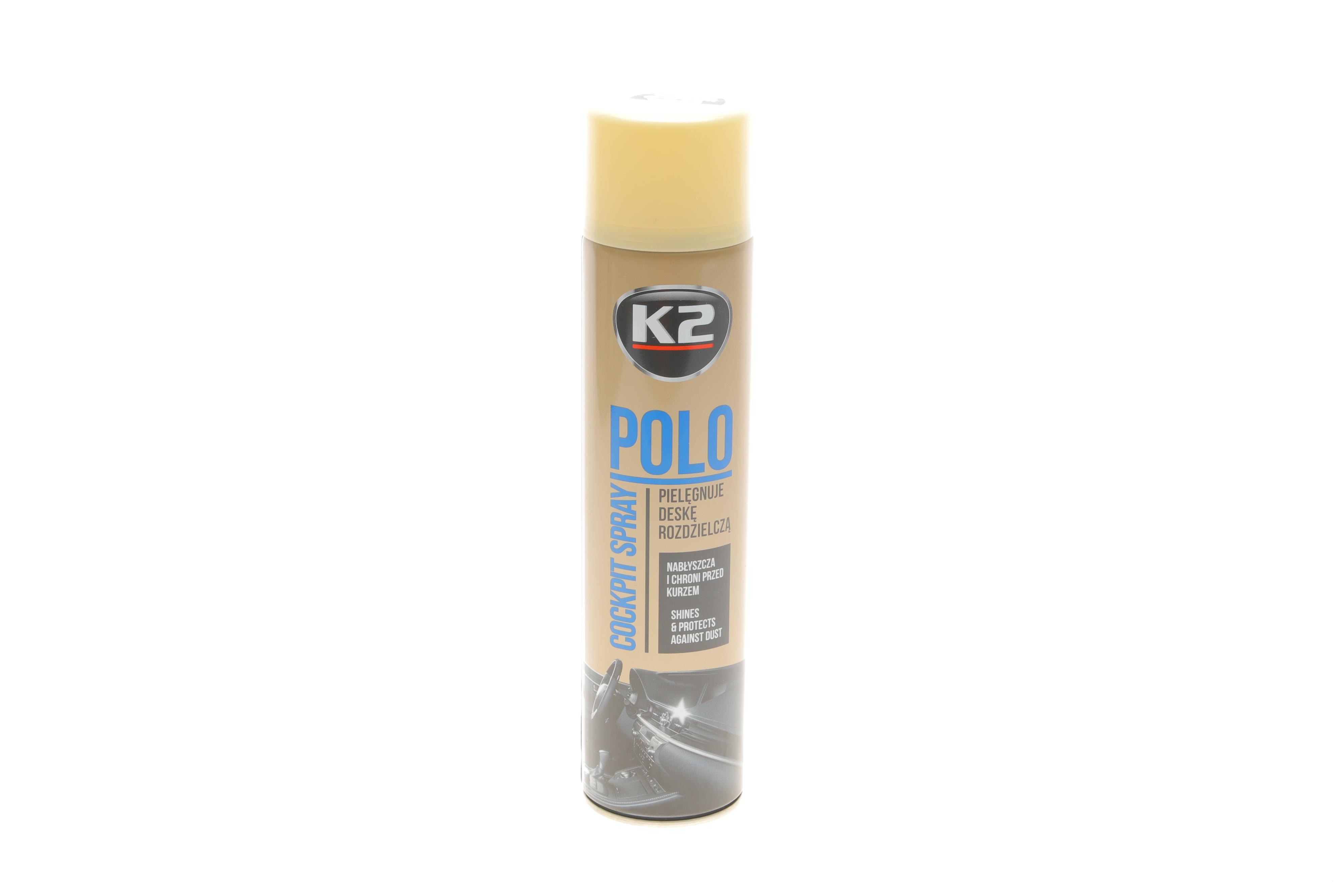 Поліроль для пластика Polo Cockpit Spray (Ваніль) (600ml)
