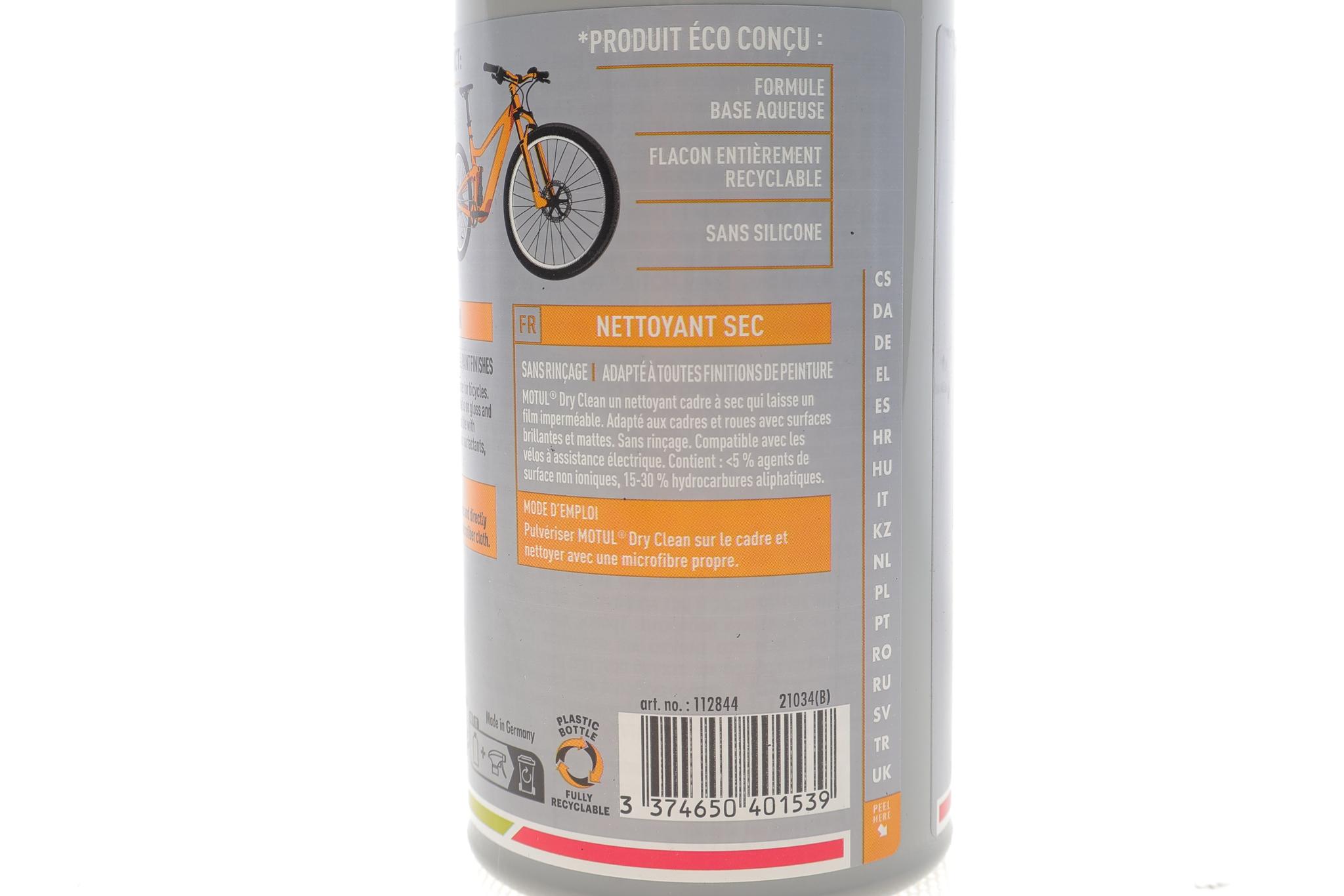 Засіб для очистки рами велосипеда Dry Clean Bike Care Off Road (500ml) (112844)