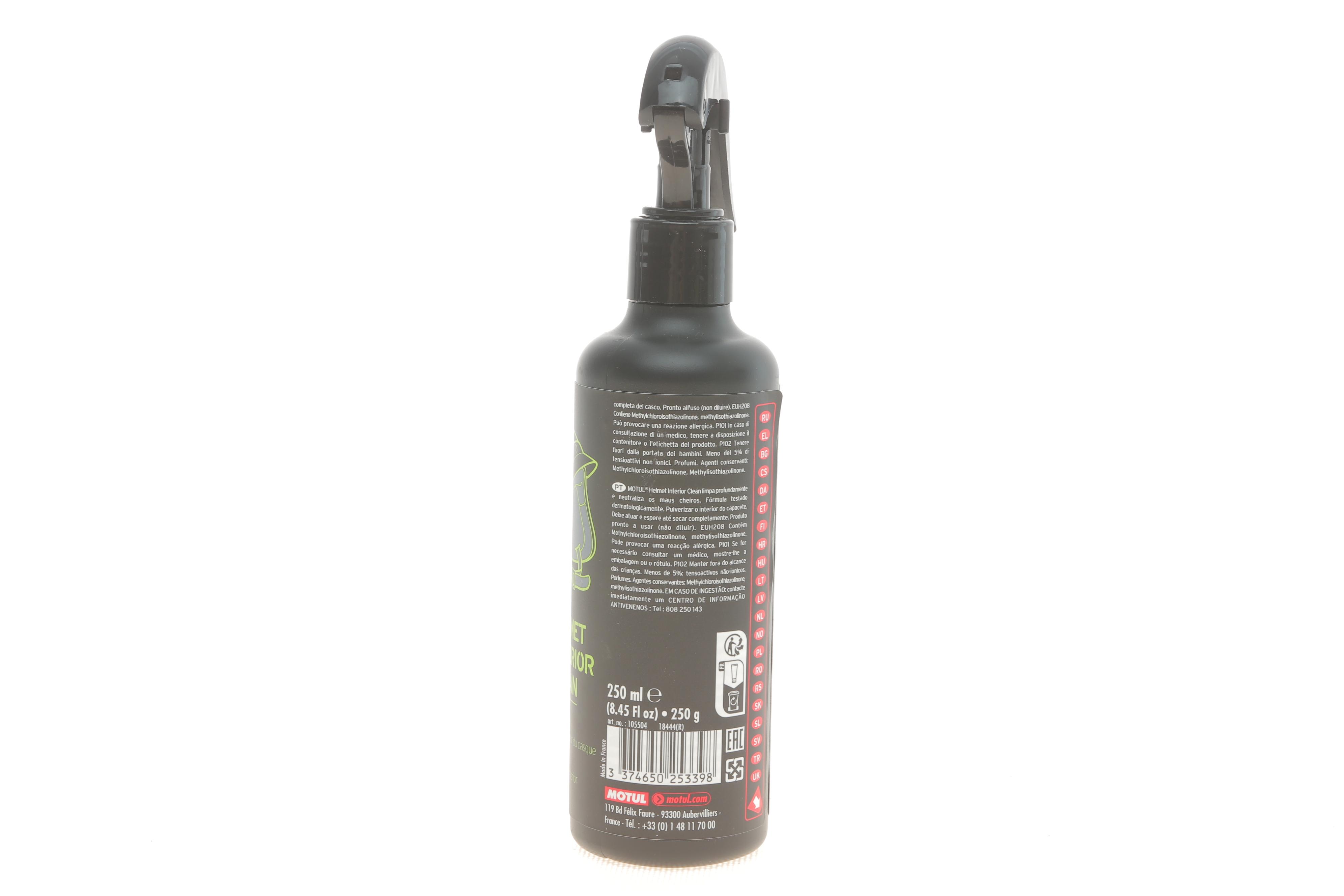 Засіб для очищення внутрішньої поверхні шолома (дезинфікуюче) M2 Helmet Interior Clean (250ml)