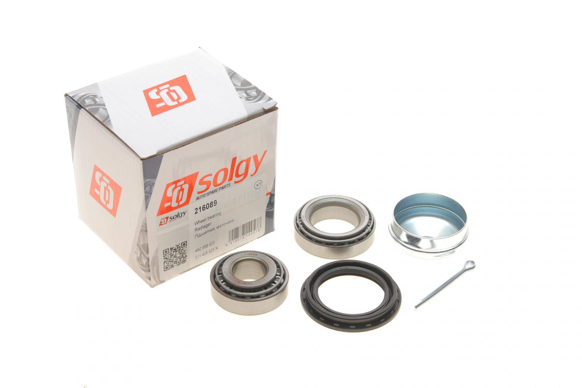 Підшипник маточини (задньої) Audi 80/100/A4/A6 (к-кт)