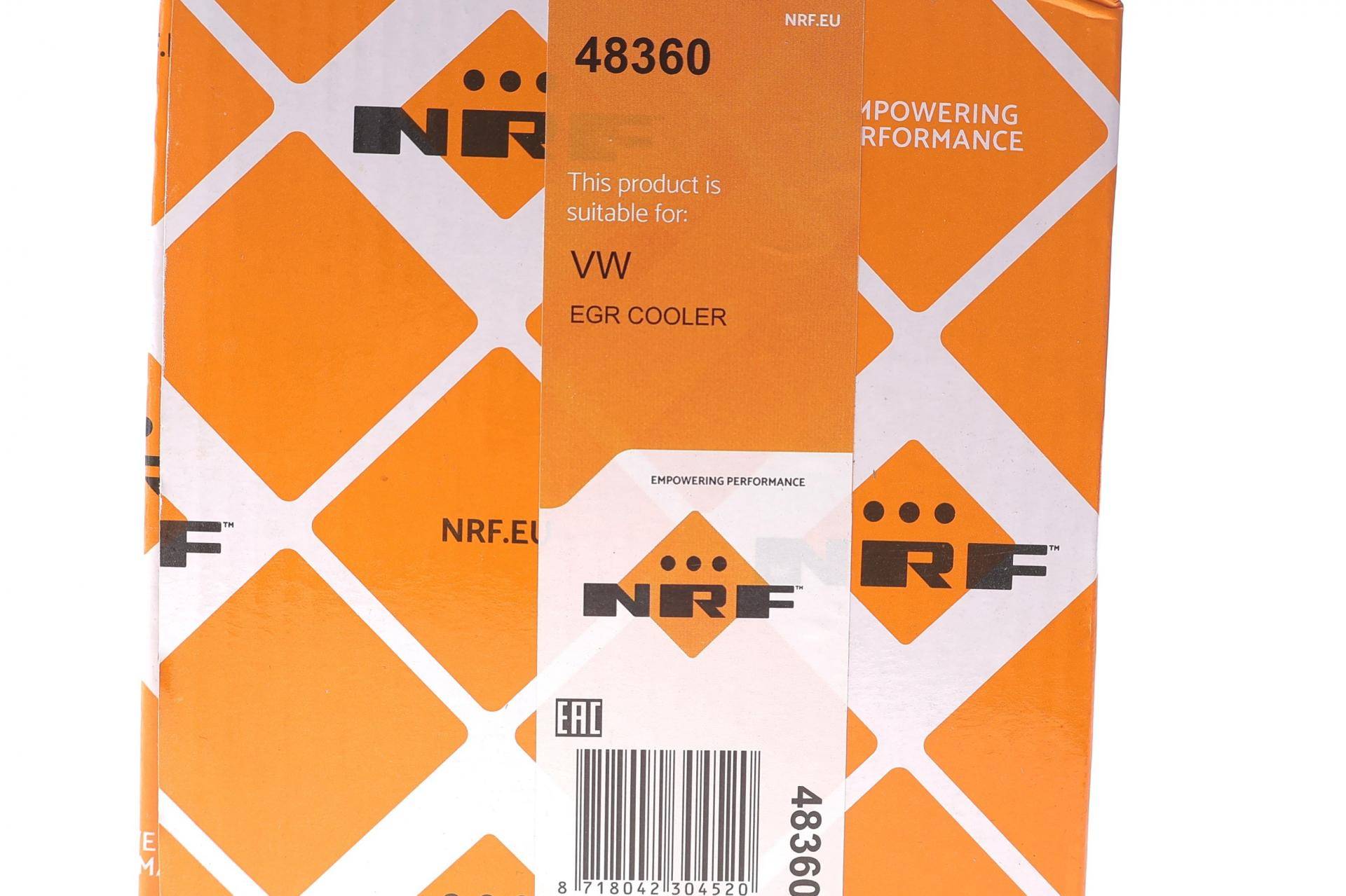 Радіатор рециркуляції ВГ з клапаном EGR VW Passat 2.0 TDI 05-10