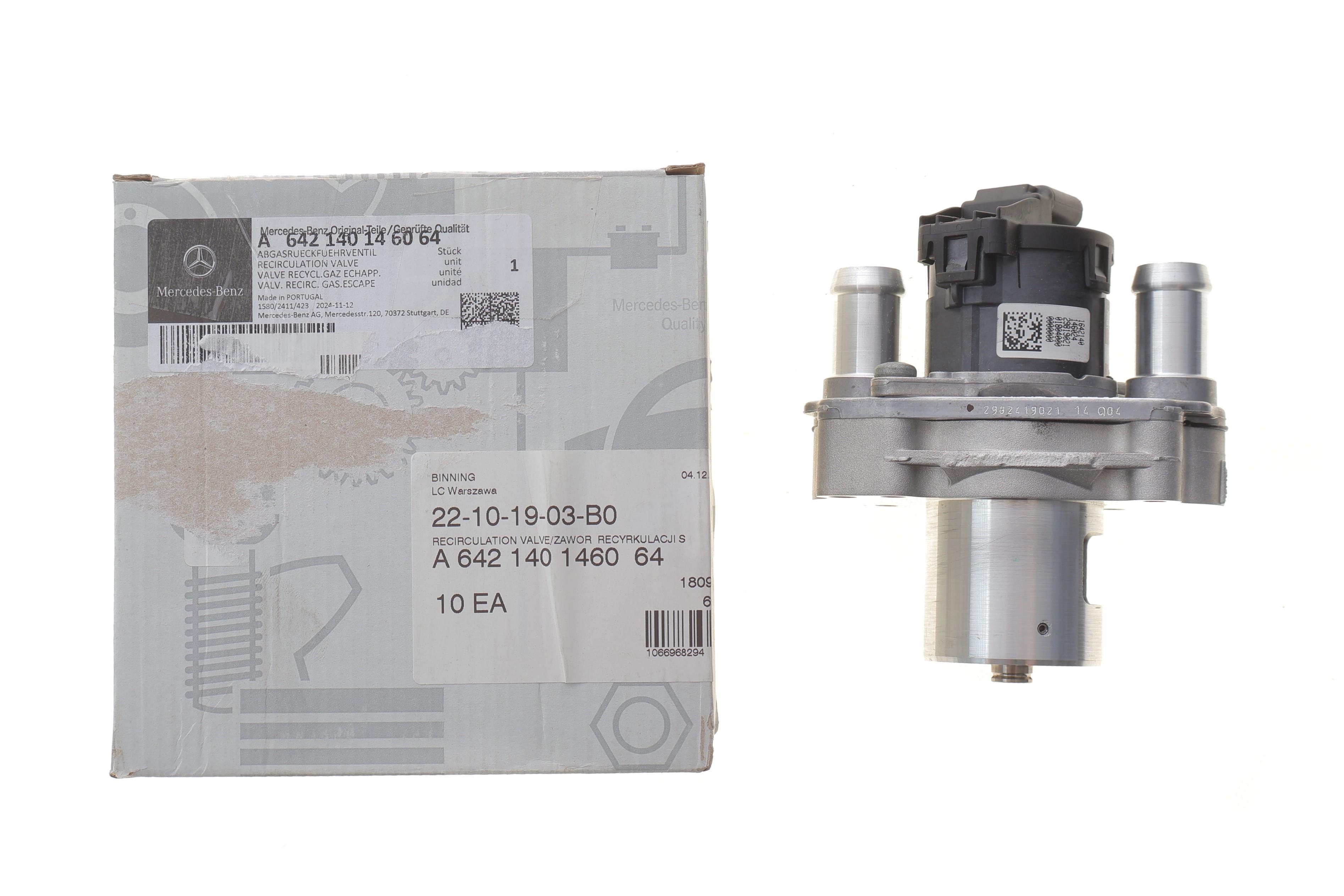 Клапан EGR MB Sprinter 319 3.0CDI OM642