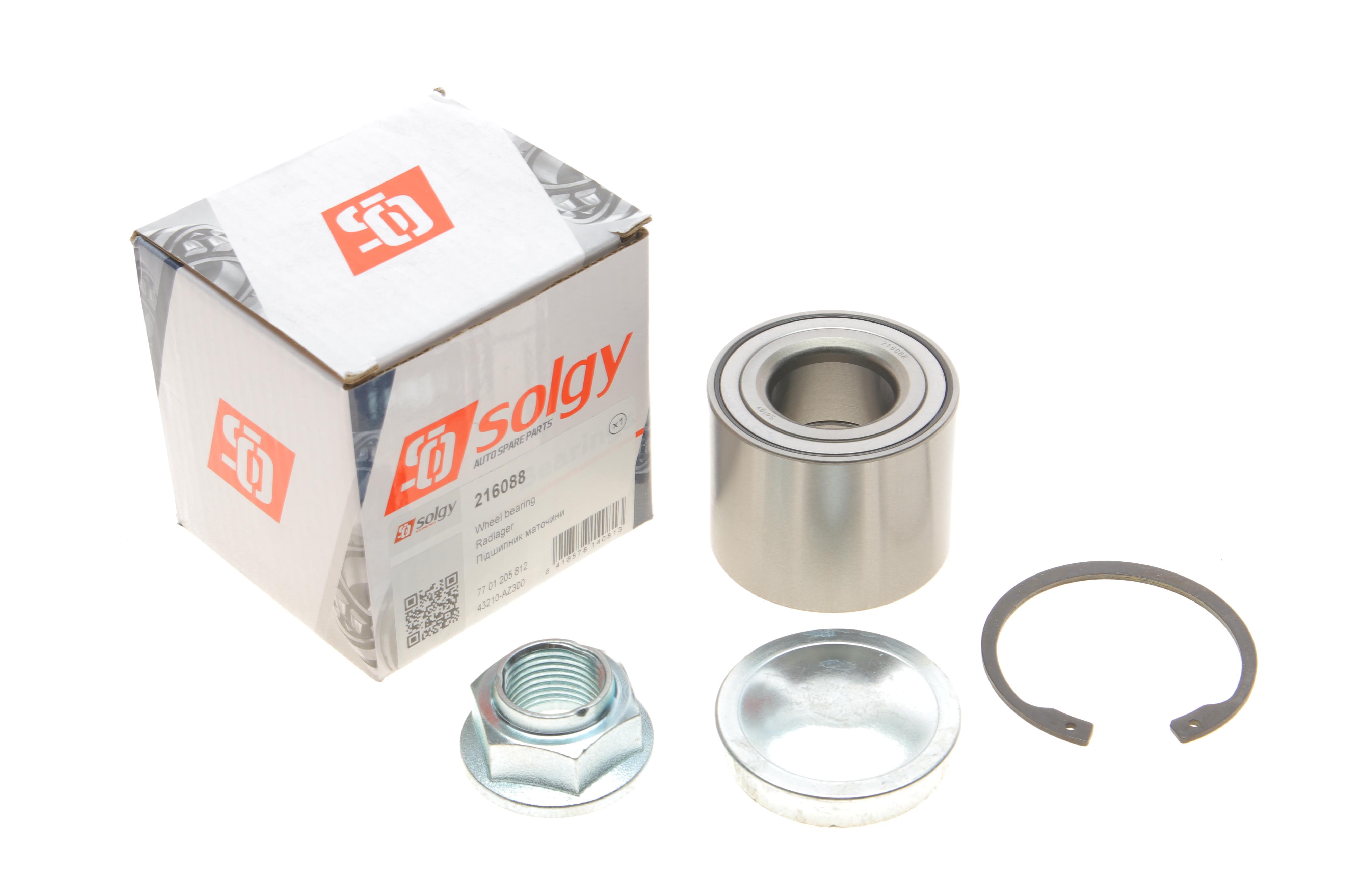 Підшипник маточини (задньої) Renault Kangoo 08-/Scenic 09- (30x62x48) (к-кт)