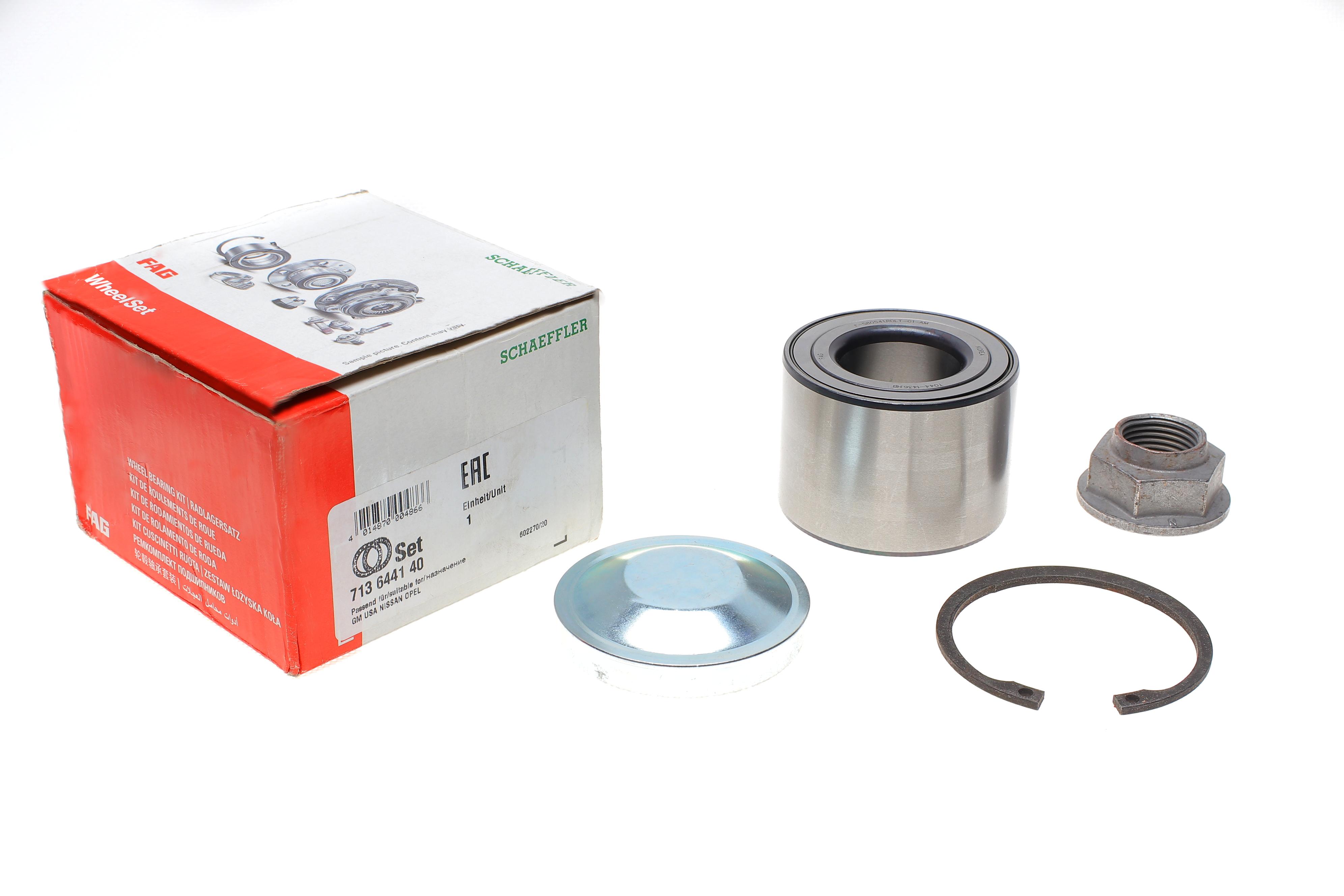 Підшипник маточини (задньої) Renault Trafic II (FL_EL_JL), 03/01 - (пр-во FAG)