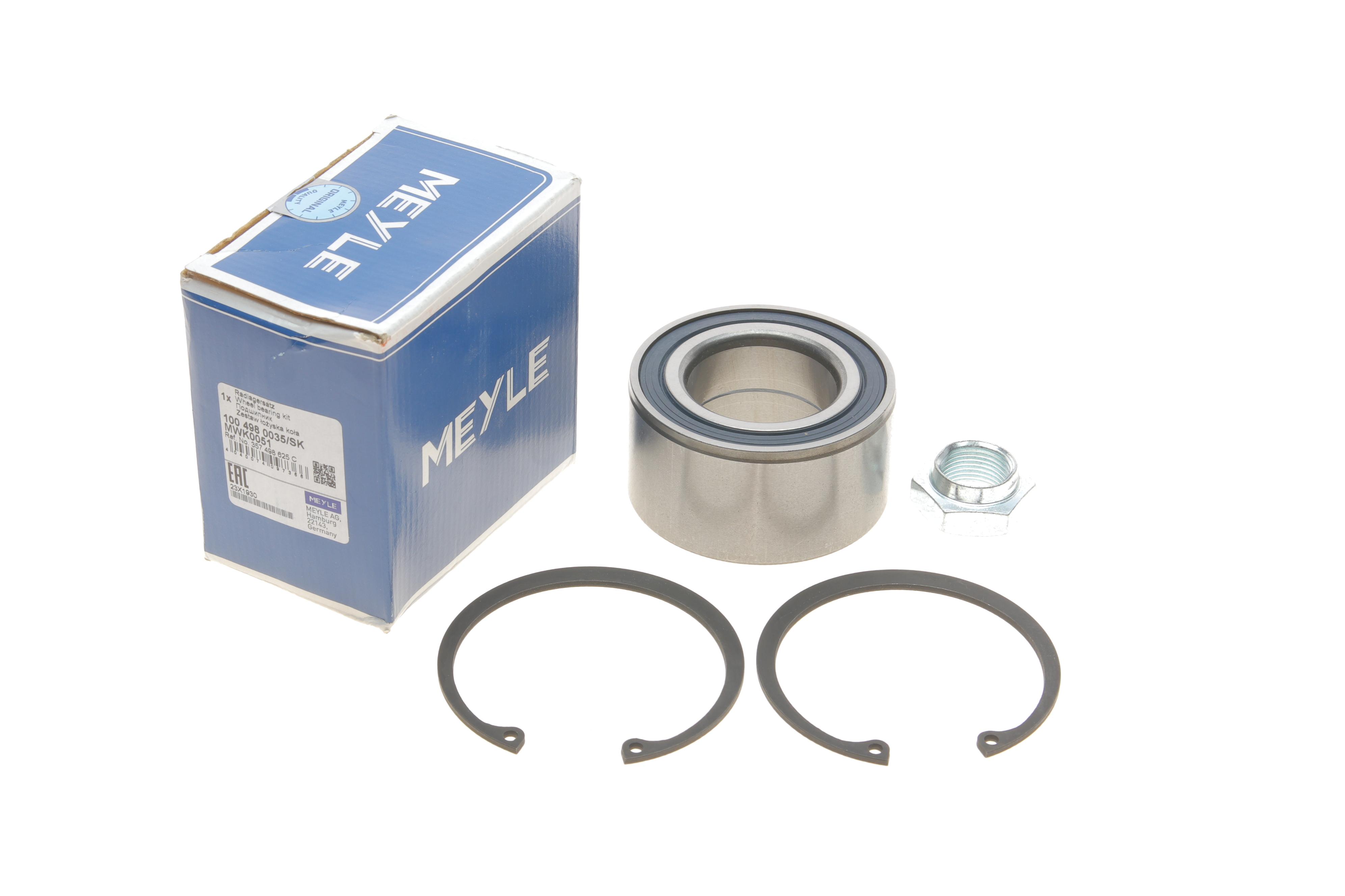 Підшипник маточини (передньої) VW Caddy II -04 (40x72x37)