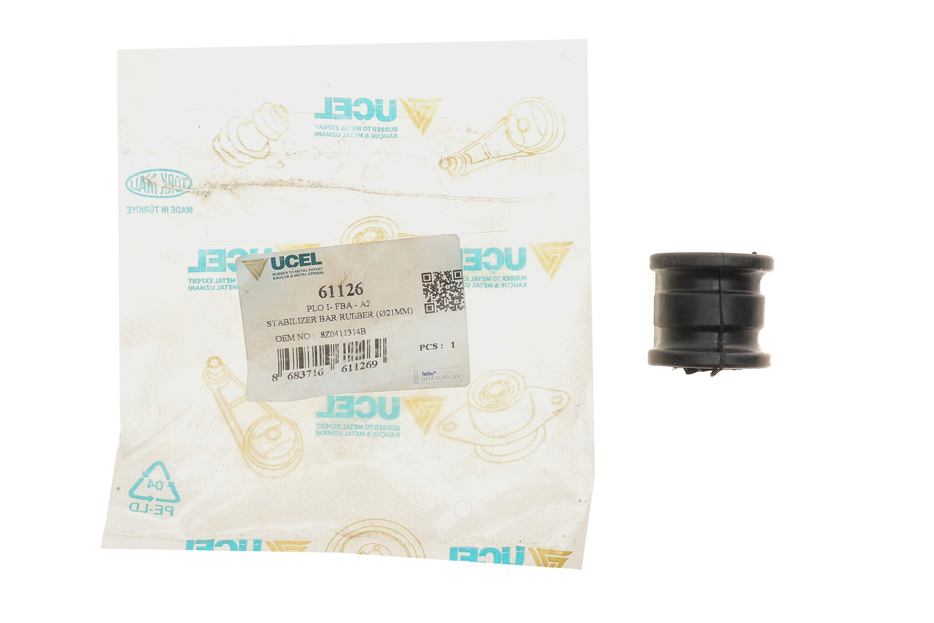 Втулка стабілізатора (переднього) VW Polo/Skoda Roomster/Fabia 99- (d=21mm)