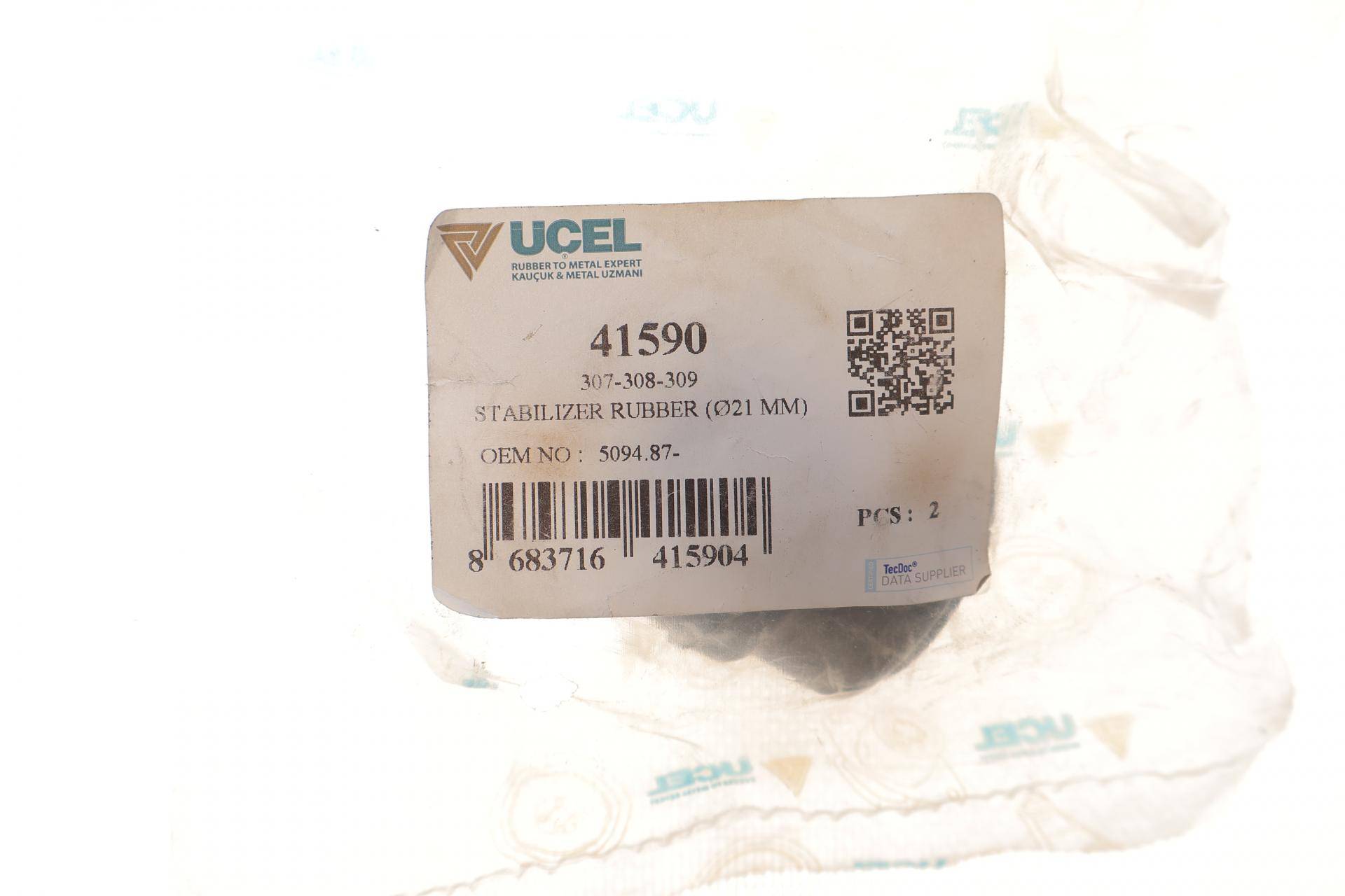 Втулка стабілізатора (переднього) Peugeot 307/308 1.6-2.0 16V (d=21mm)