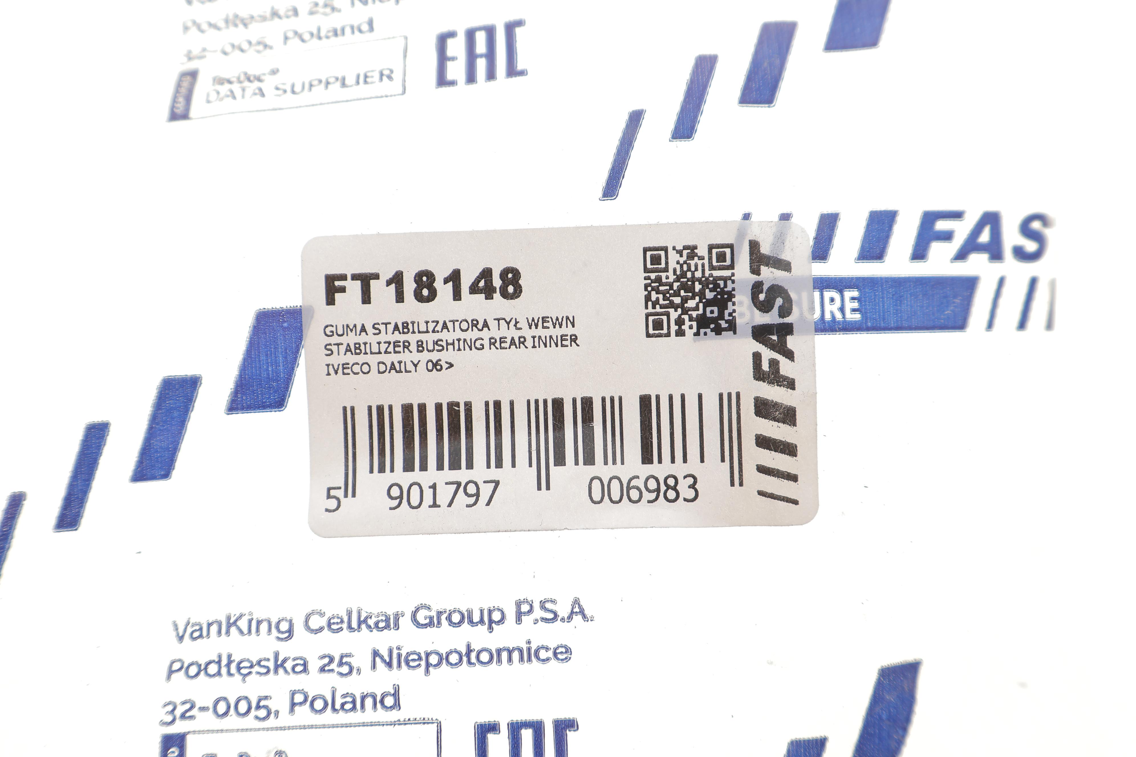 Втулка стабілізатора (заднього) Iveco Daily 91- (d=28mm)