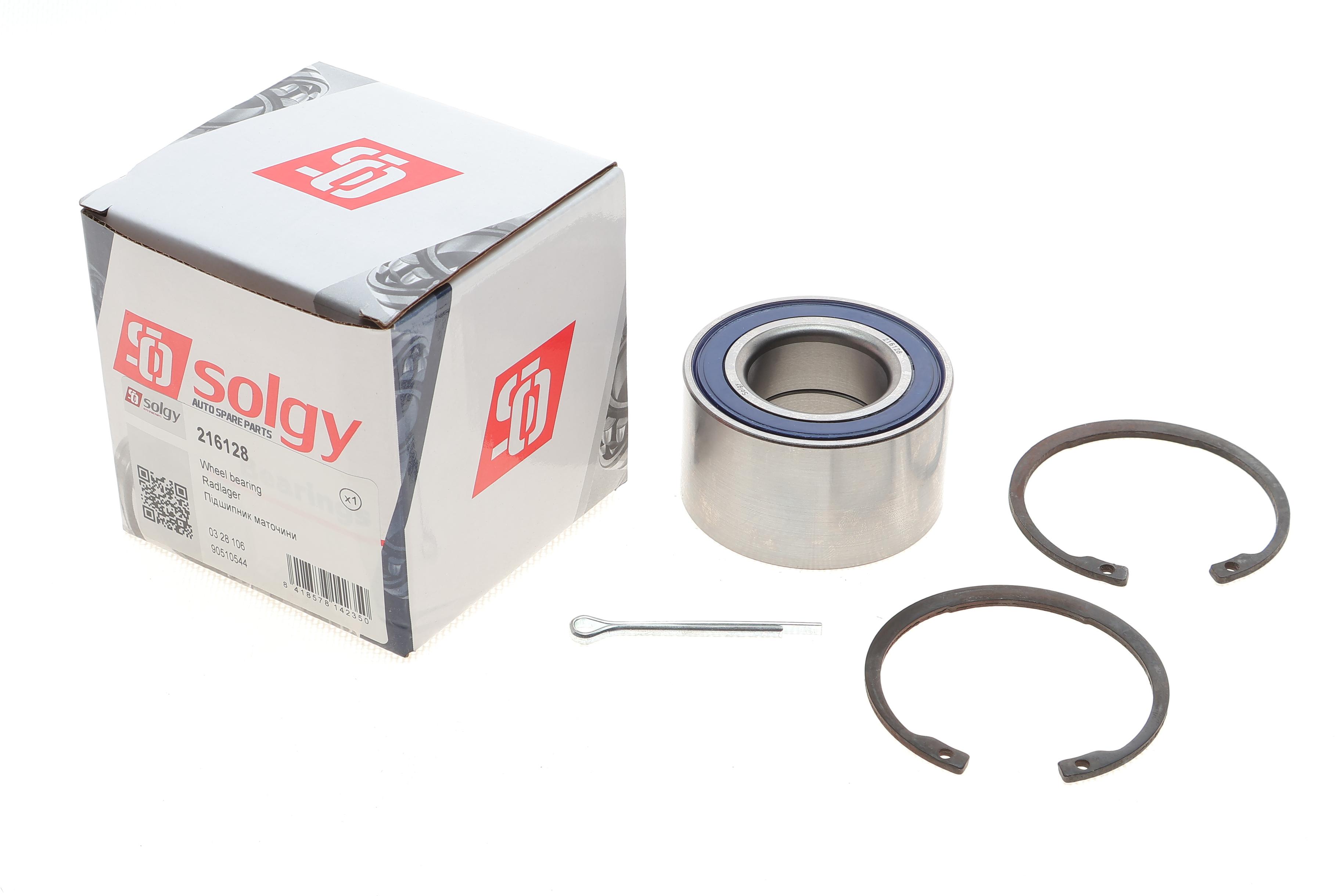 Підшипник маточини (передньої) Opel Astra F/Combo/Kadett/Vectra (34x66x37) (к-кт)