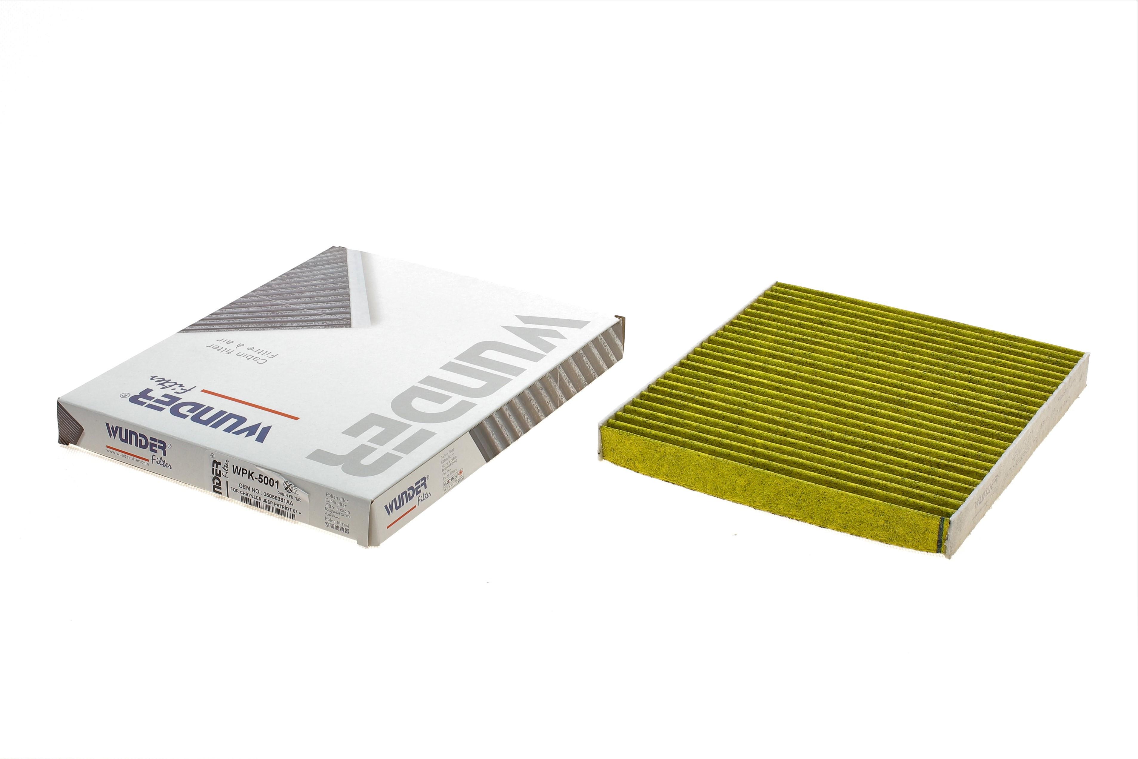 Фільтр салону Jeep Patriot/Dodge Avanger/Calibre 07- (вугільний)