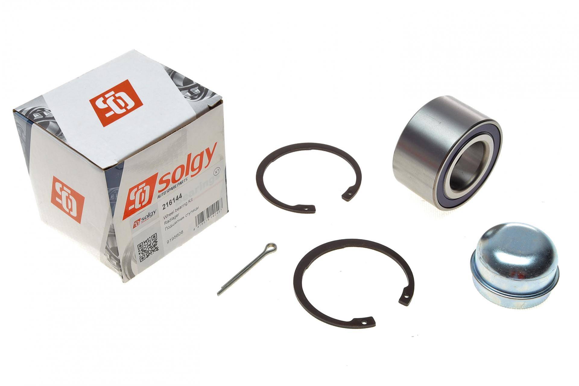 Підшипник маточини (передньої) Opel Corsa C/Combo 1.2-1.7DTi/Meriva 1.6-1.8 00- (34x67x37) (к-кт)