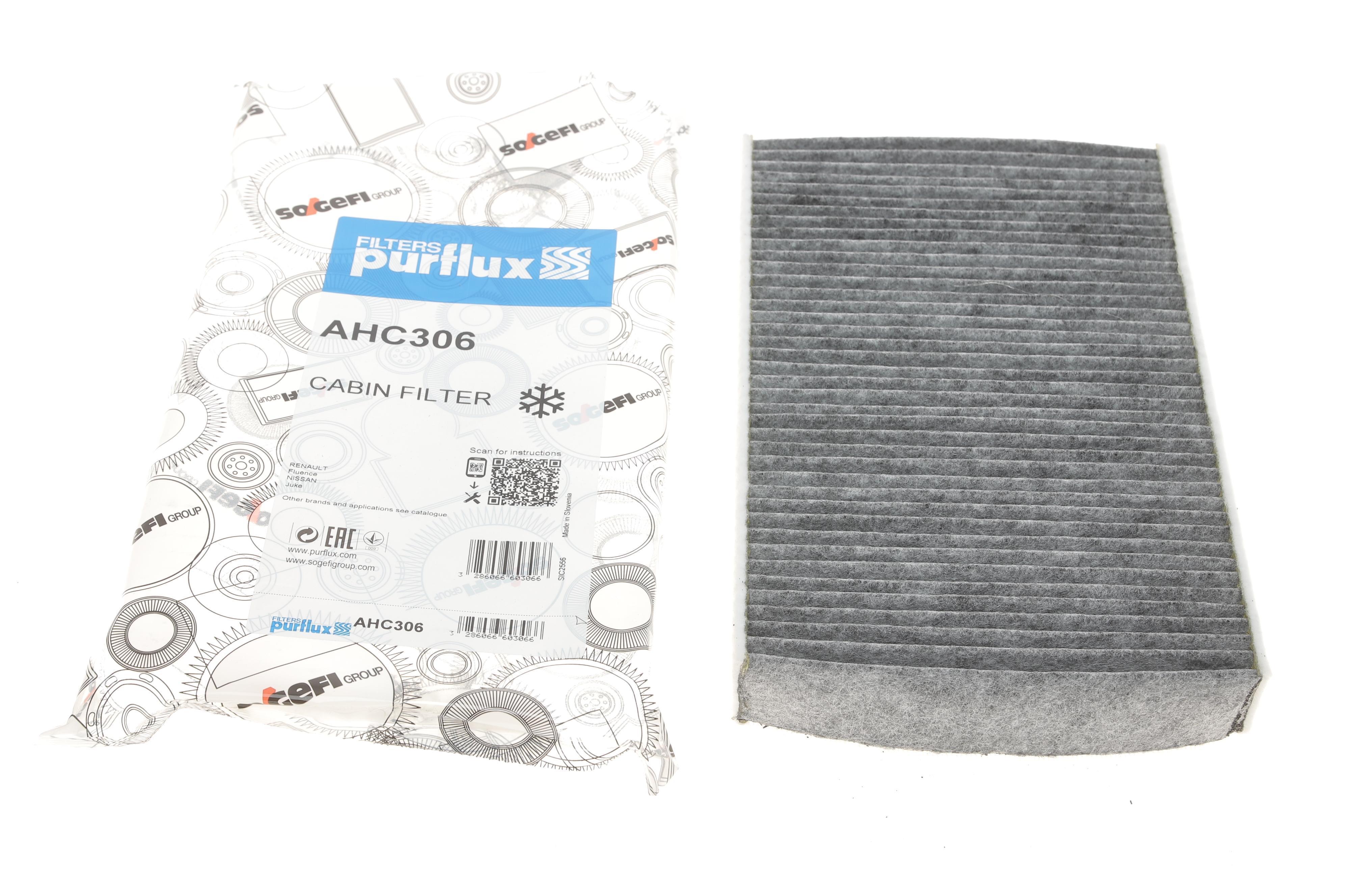 Фільтр салону Nissan Juke/Renault Fluence 10- (вугільний)