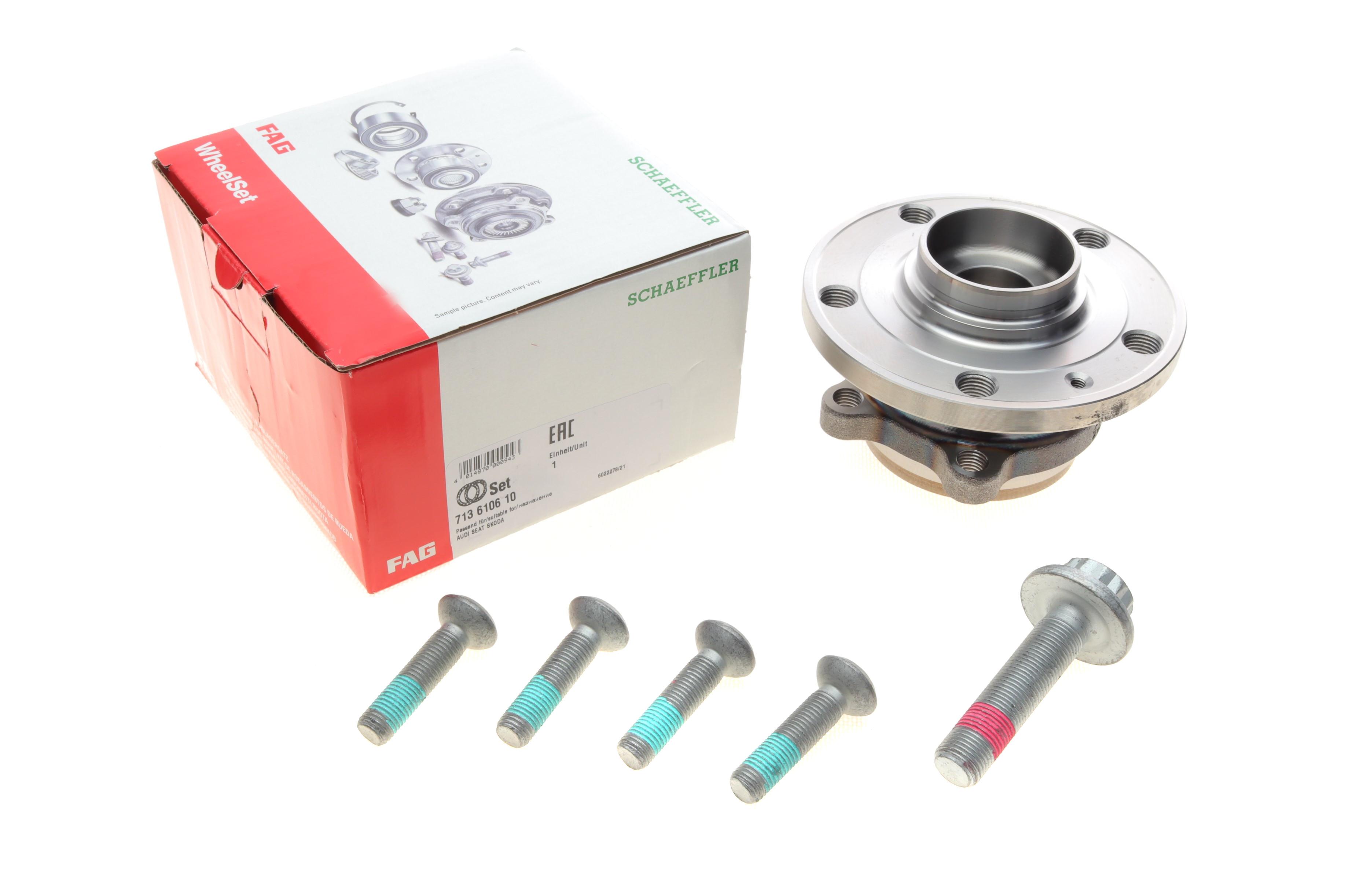 Підшипник маточини (передньої) VW Caddy III-IV/Golf V-VI 03- (4 болти)