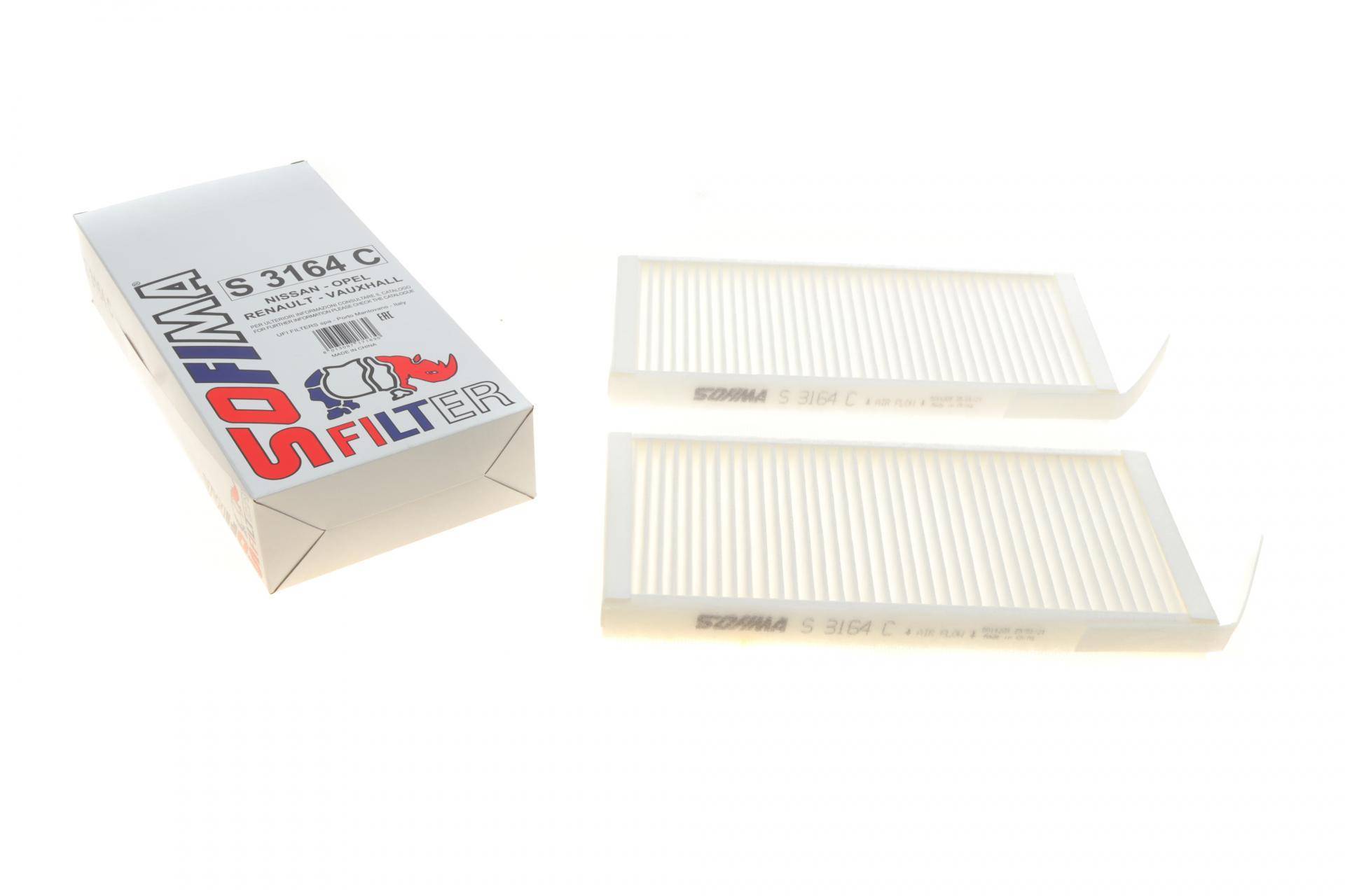 Фільтр салону Renault Kangoo 08-/ Master 10- (к-кт 2шт)