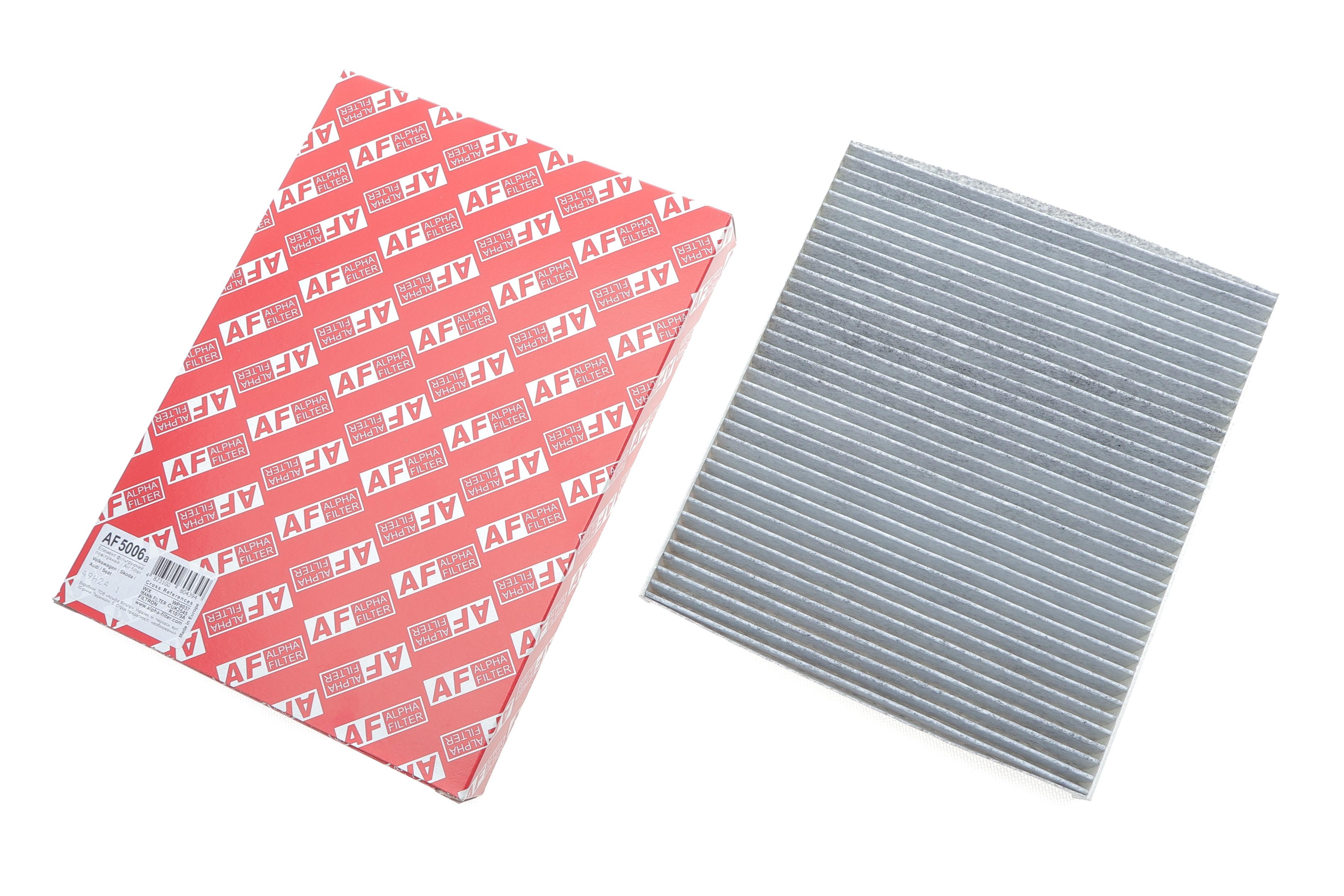 Фільтр салону Skoda Fabia/Roomster/VW Polo 99-10 (вугільний)