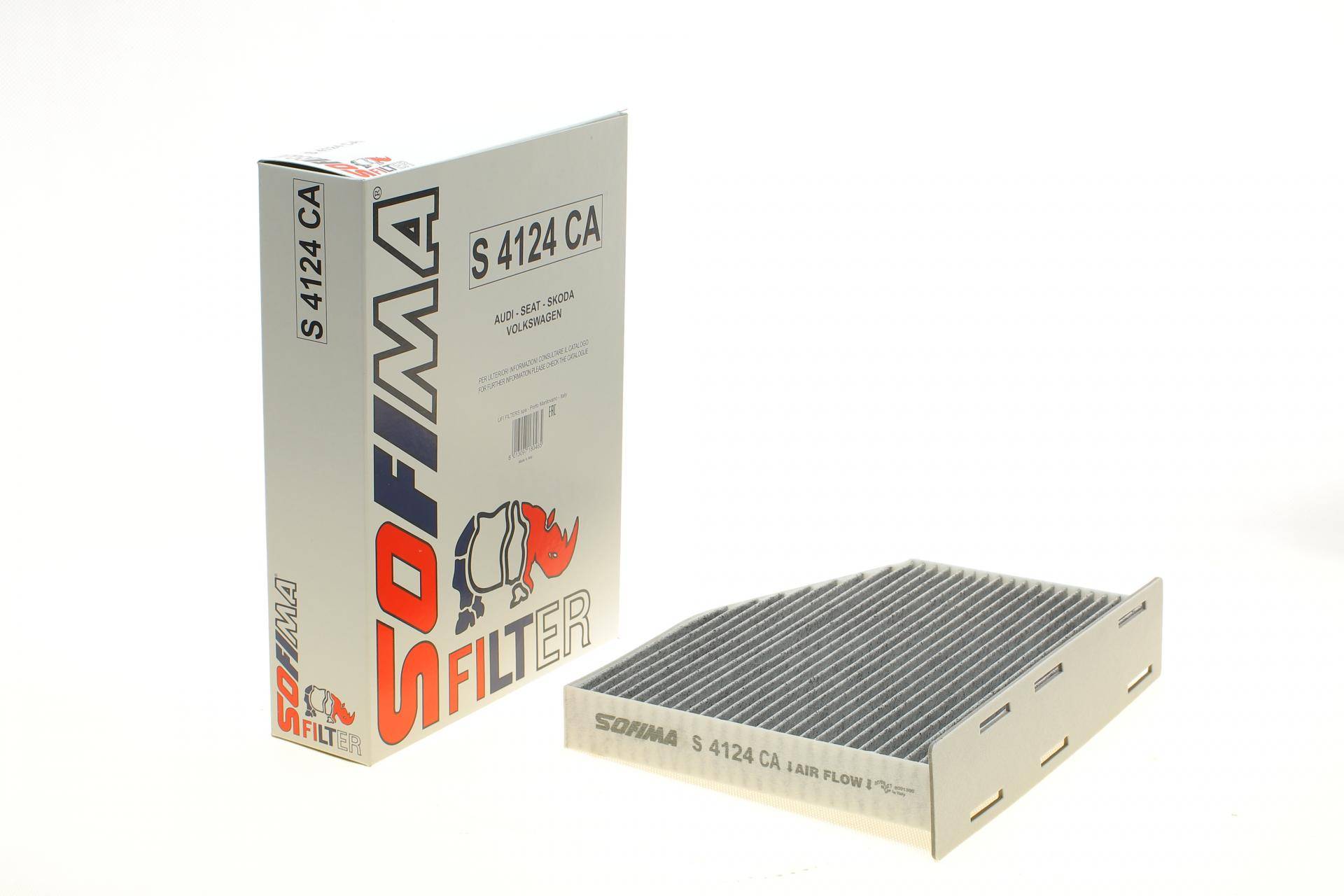 Фільтр салону Audi A3/Q3/Skoda Octavia/SuperB/VW Caddy/Golf/Passat/Touran 03- (вугільний)