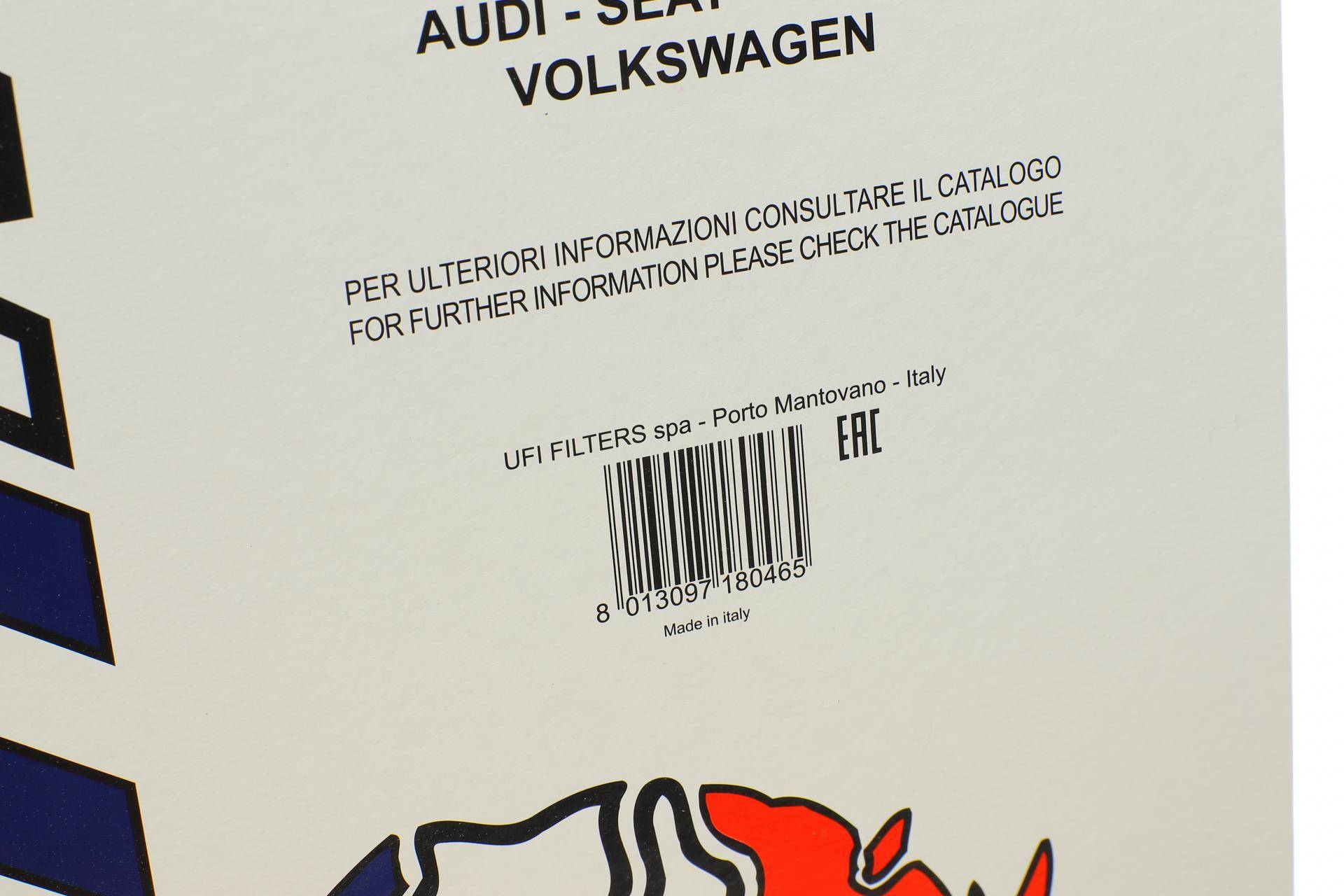 Фільтр салону Audi A3/Q3/Skoda Octavia/SuperB/VW Caddy/Golf/Passat/Touran 03- (вугільний)