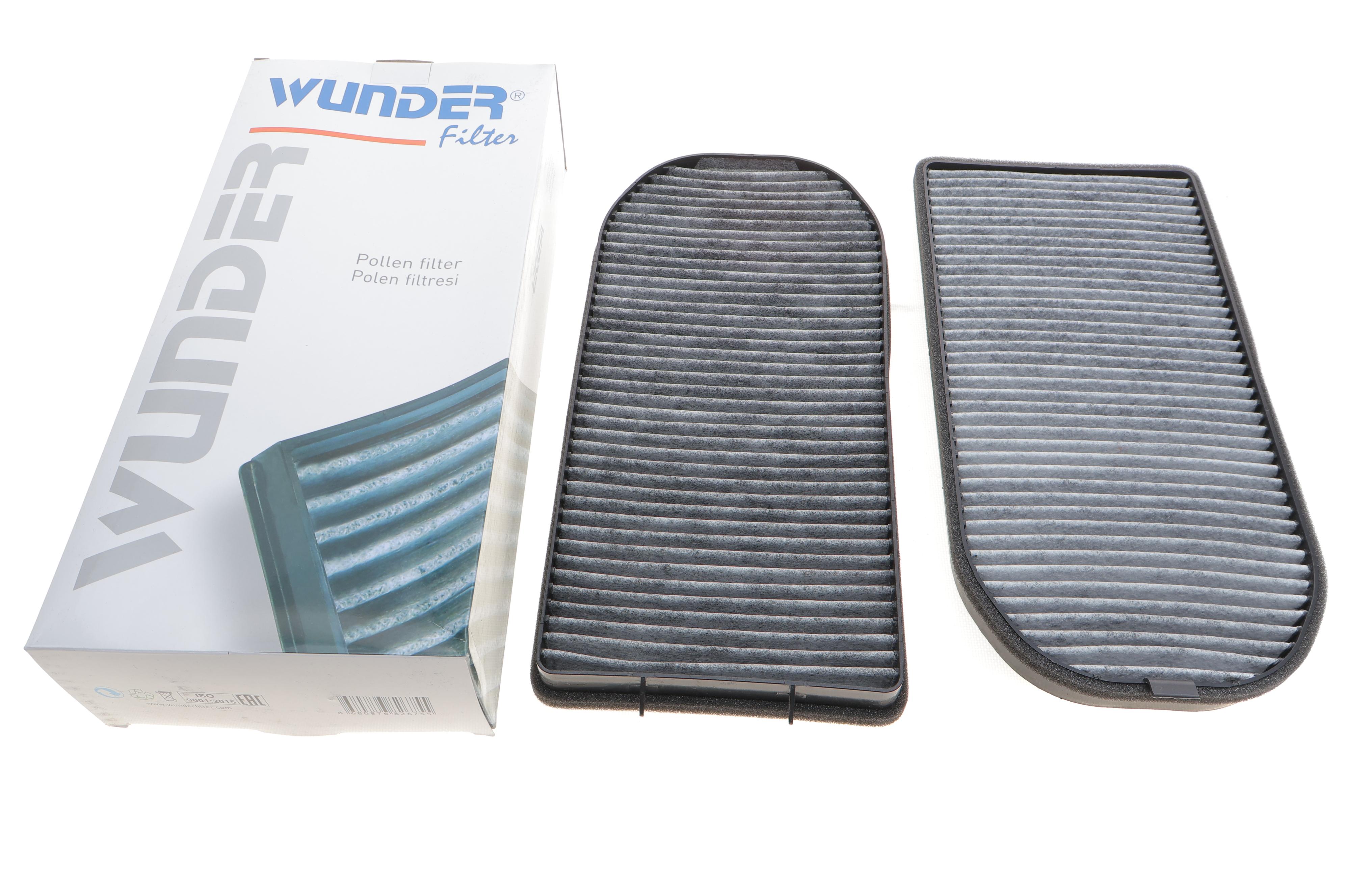 Фільтр салону BMW 7 (E38) 2.5tds-5.4i (вугільний) (к-кт 2 шт.)