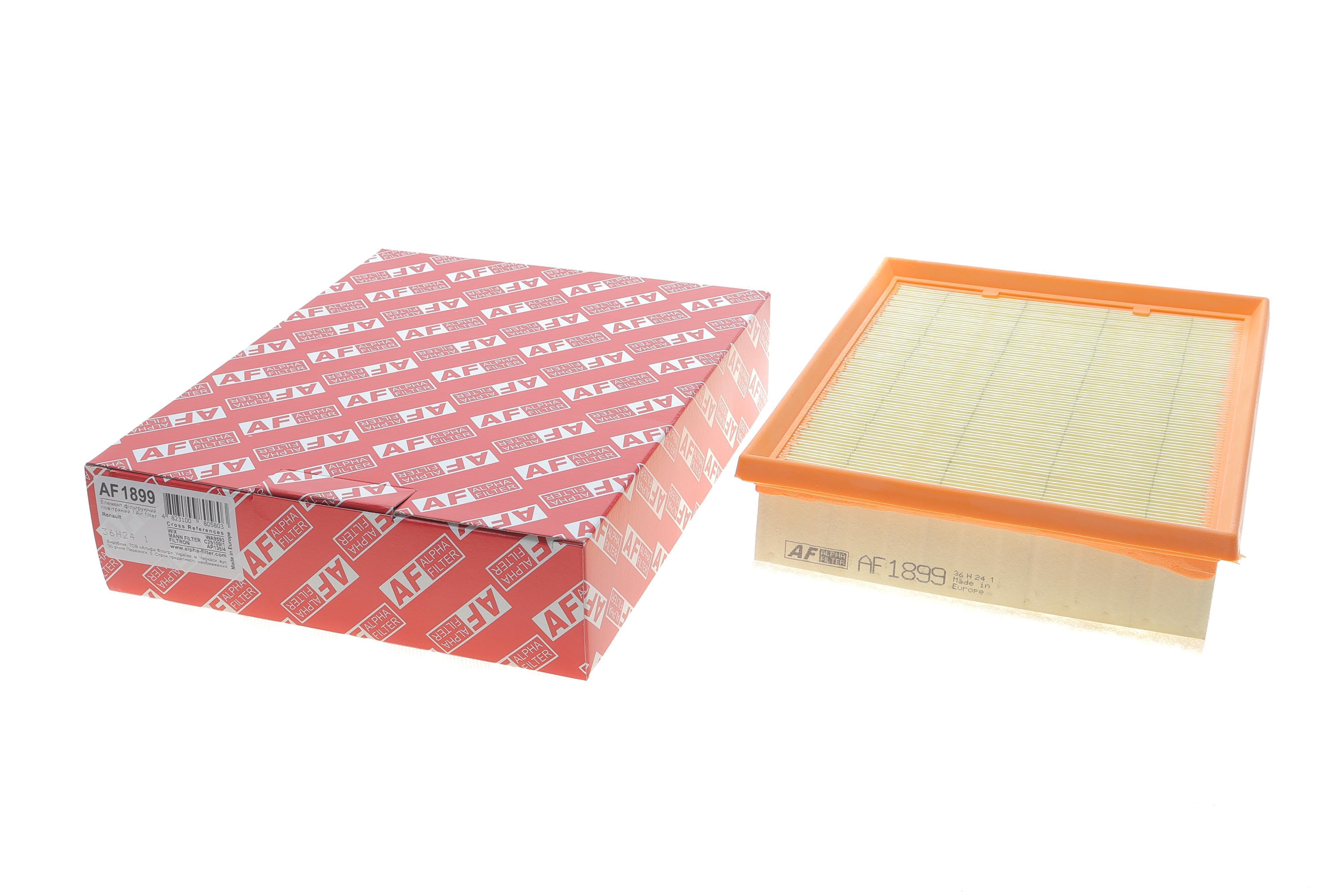 Фільтр повітряний Renault Laguna 1.5dCi/2.0 16V GT Turbo/2.0dCi 07-15/Latitude 1.5dCi 10-