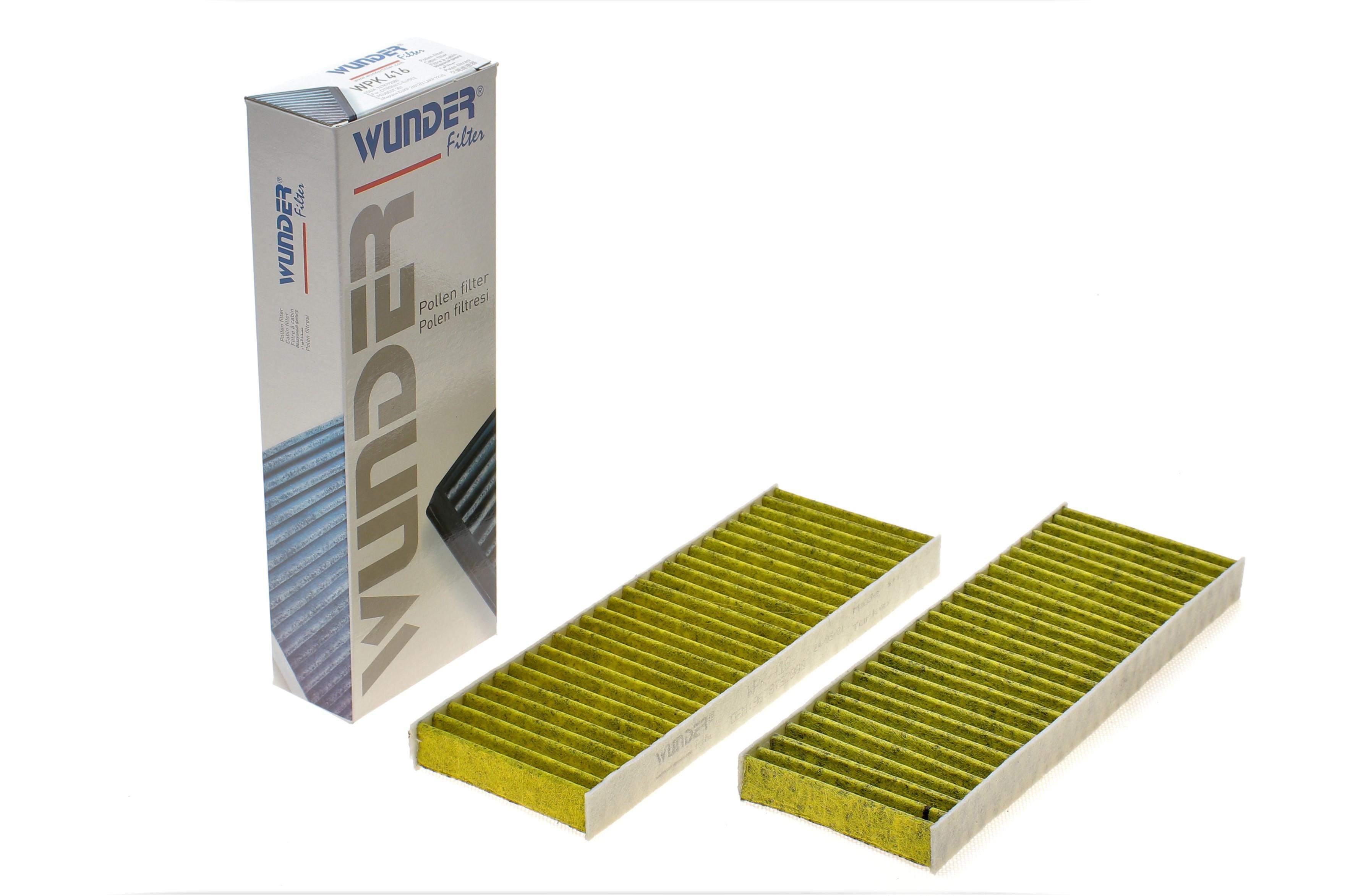 Фільтр салону Citroen C-Elysee/Peugeot 301 12- (к-кт 2 шт.) (вугільний)