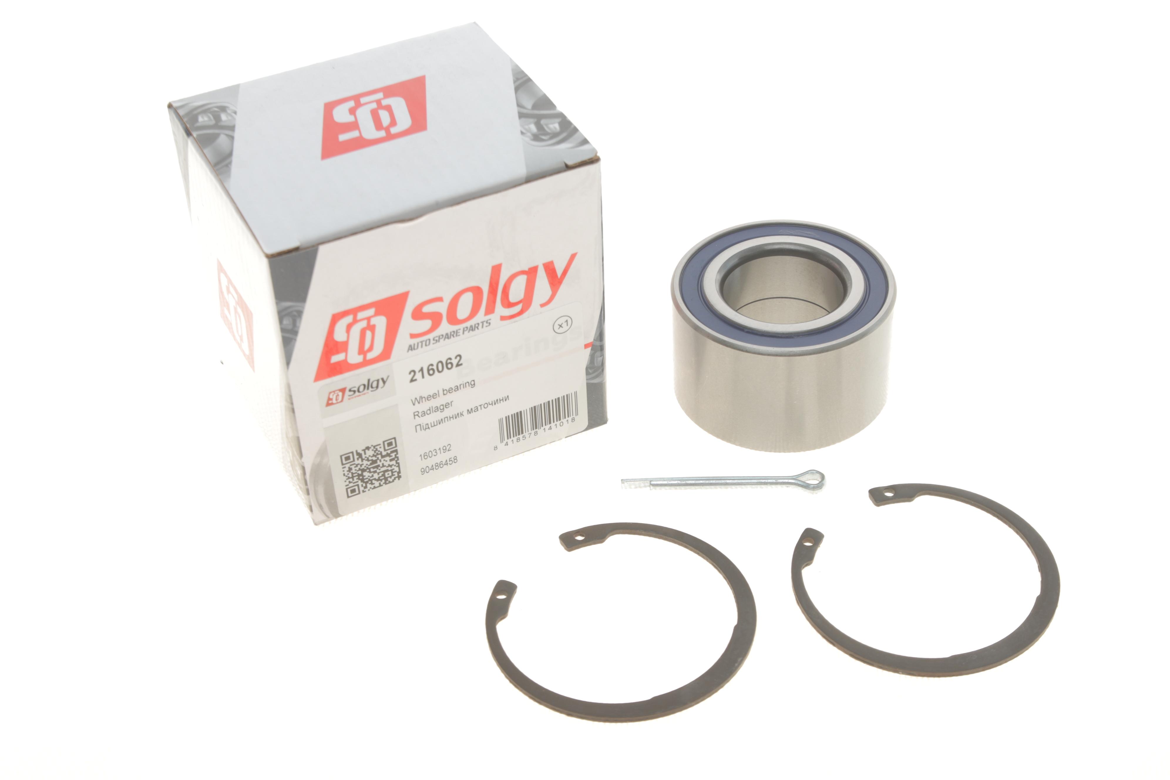 Підшипник маточини (передньої) Daewoo/Opel Astra/Kadett/Vectra 1.3-1.6 (34x64x37) (к-кт)