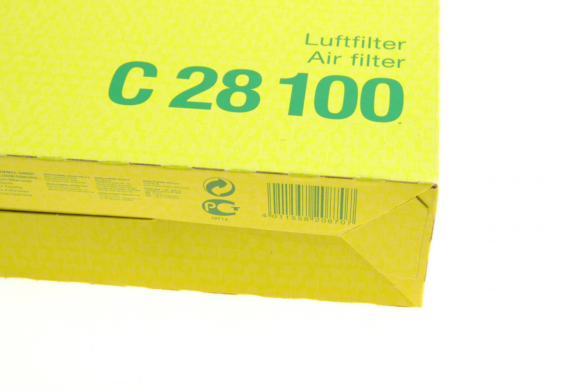 Фільтр повітряний Ford Transit 2.0DI/2.3 16V/2.4DI/TDCi 00-06/2.2-2.4TDCi 06-16/2.2TDCi 13-16