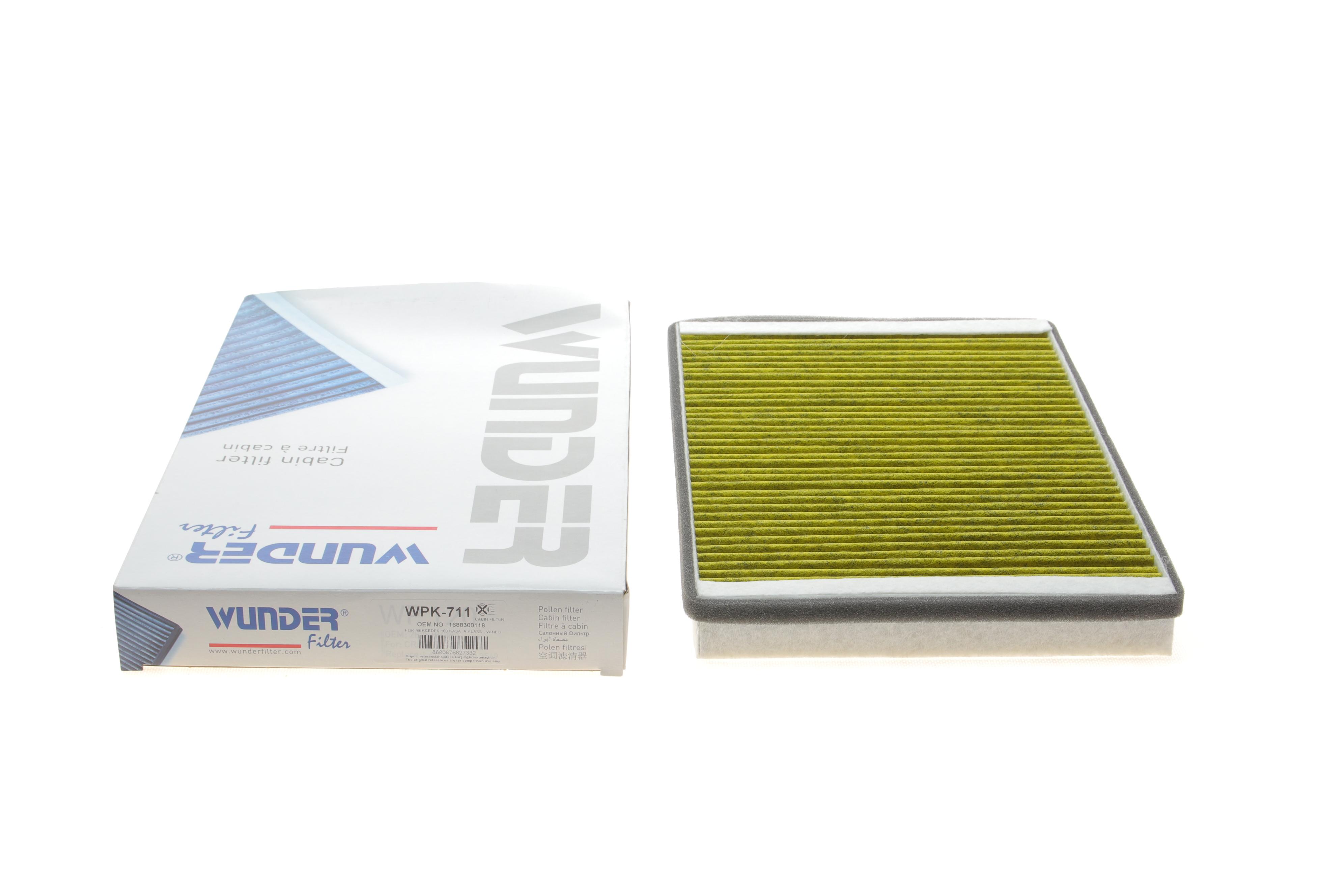 Фільтр салону MB A-class (W168) 97-04 (вугільний)