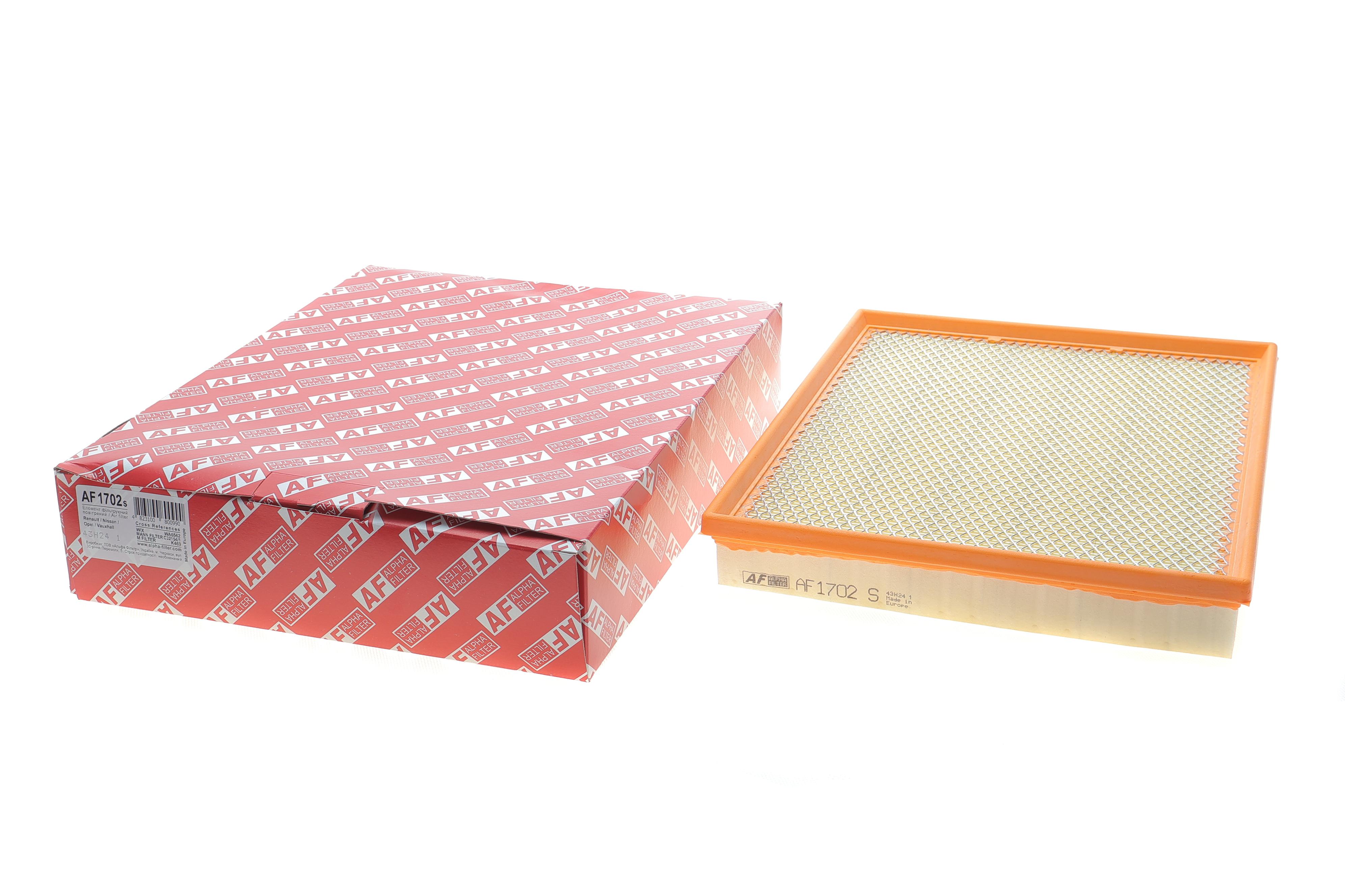 Фільтр повітряний Renault Master/Opel Movano 1.9-2.8 D/dCi/dTi 98- (з сіткою)