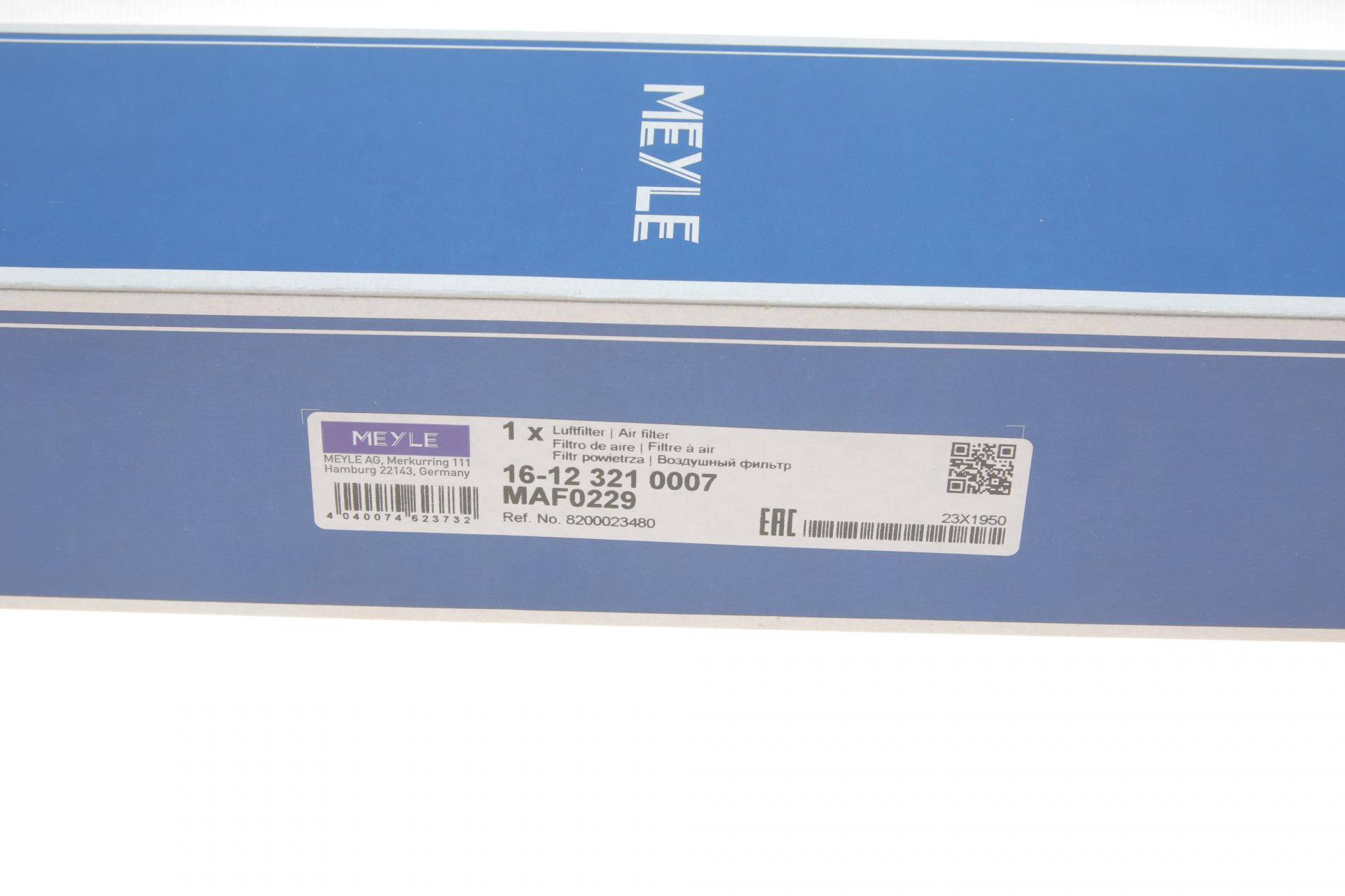 Фільтр повітряний Renault Kangoo 1.5dCi 01-