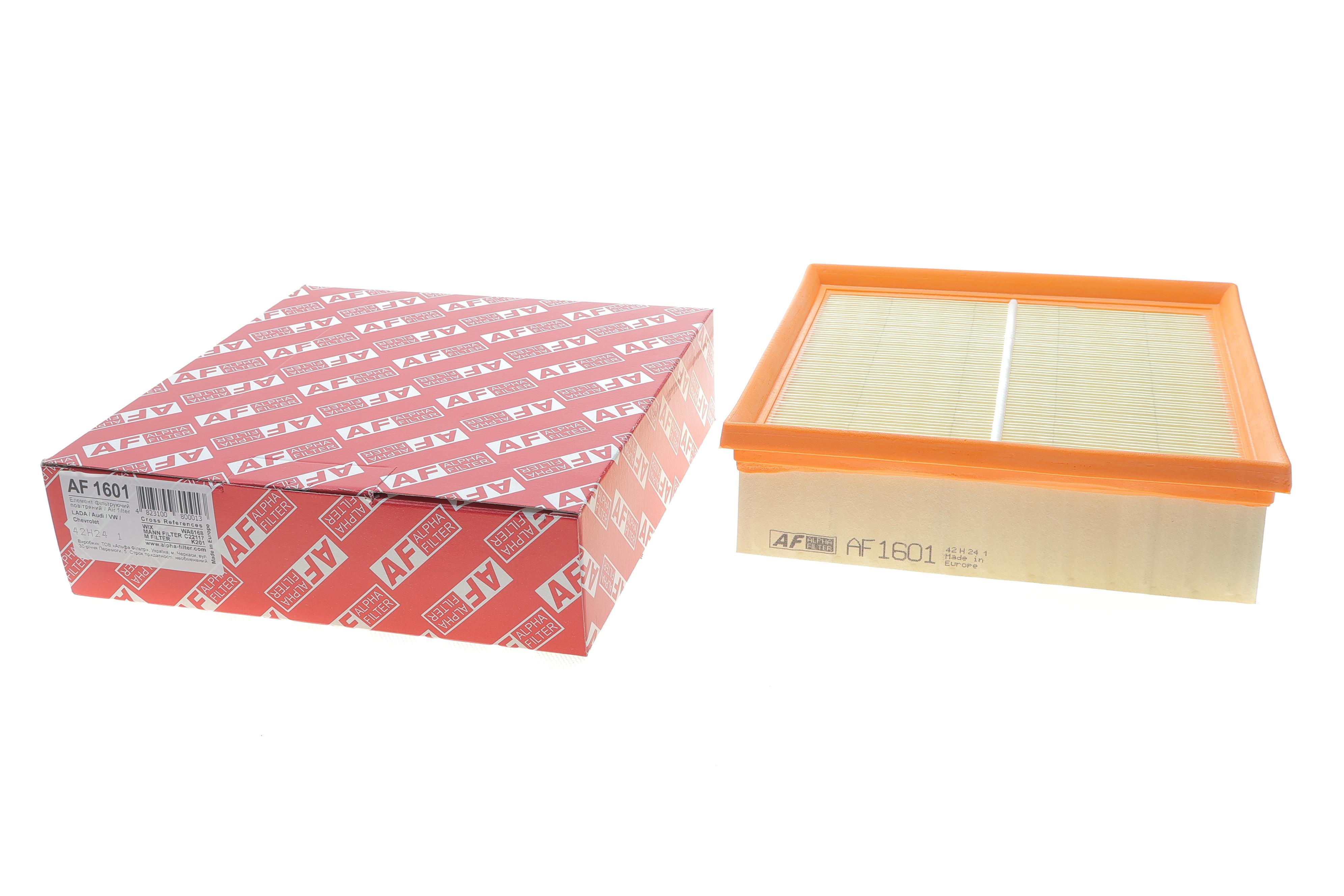 Фільтр повітряний Audi 100 1.8-2.3 82-90/VW T2 1.6-2.0 64-92/Lada 2110-2112 1.5-2.0 95-12