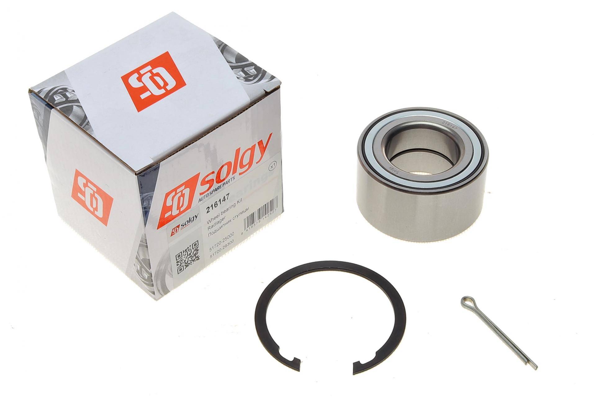 Підшипник маточини (передньої) Hyundai Accent 99-03/Kia Rio 05- (38x70x37) (к-кт)