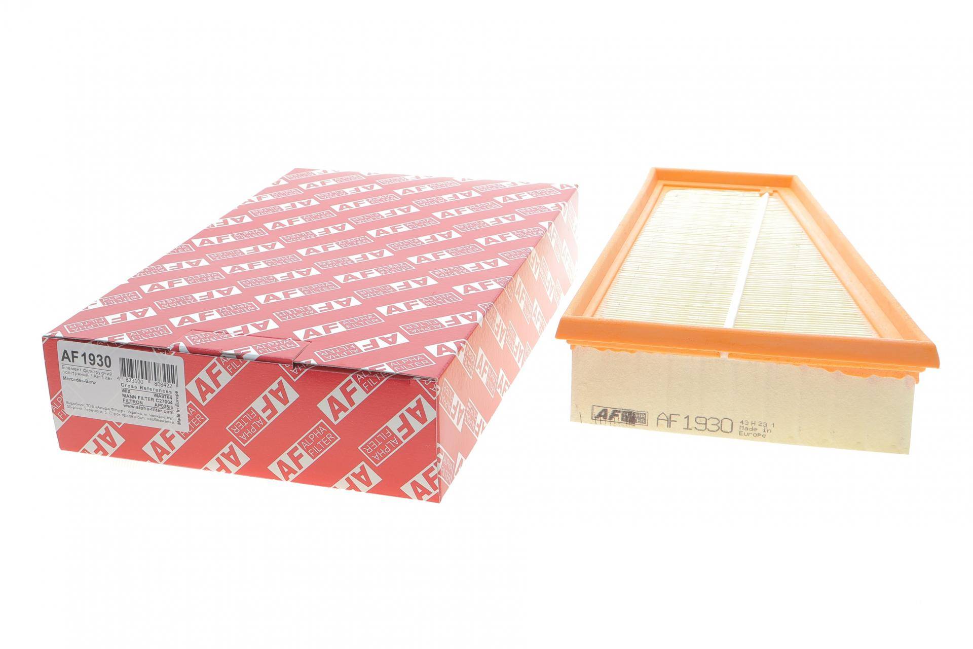 Фільтр повітряний MB A-class (W176)/B-class (W246/W242)/CLA (C117) 1.2-2.0 M270 11-19/GLA (X156) 13-