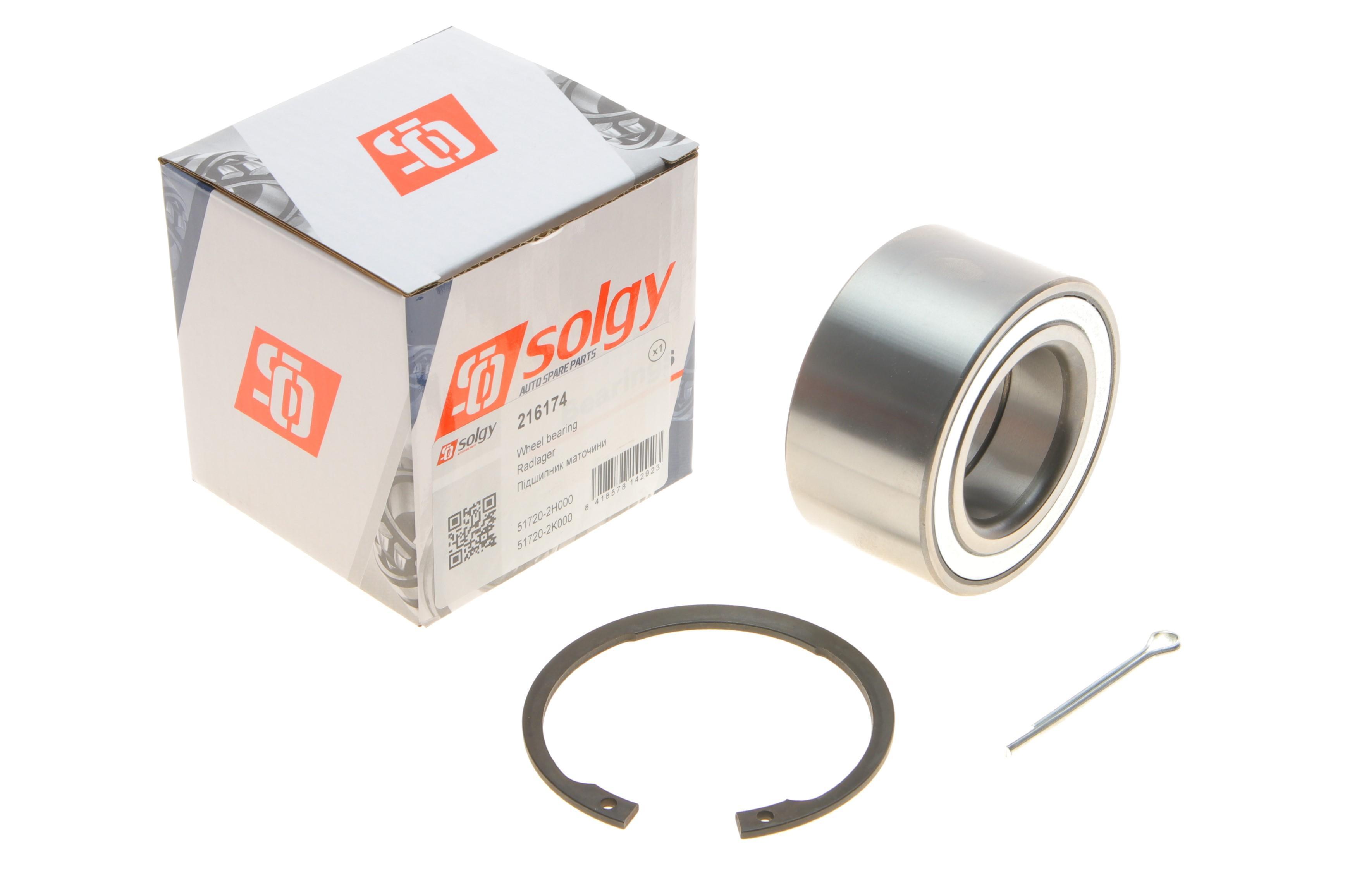 Підшипник маточини (передньої) Hyundai Elantra 06-/i30 07-12/Kia Cee'd 06- (42x78x40) (к-кт)