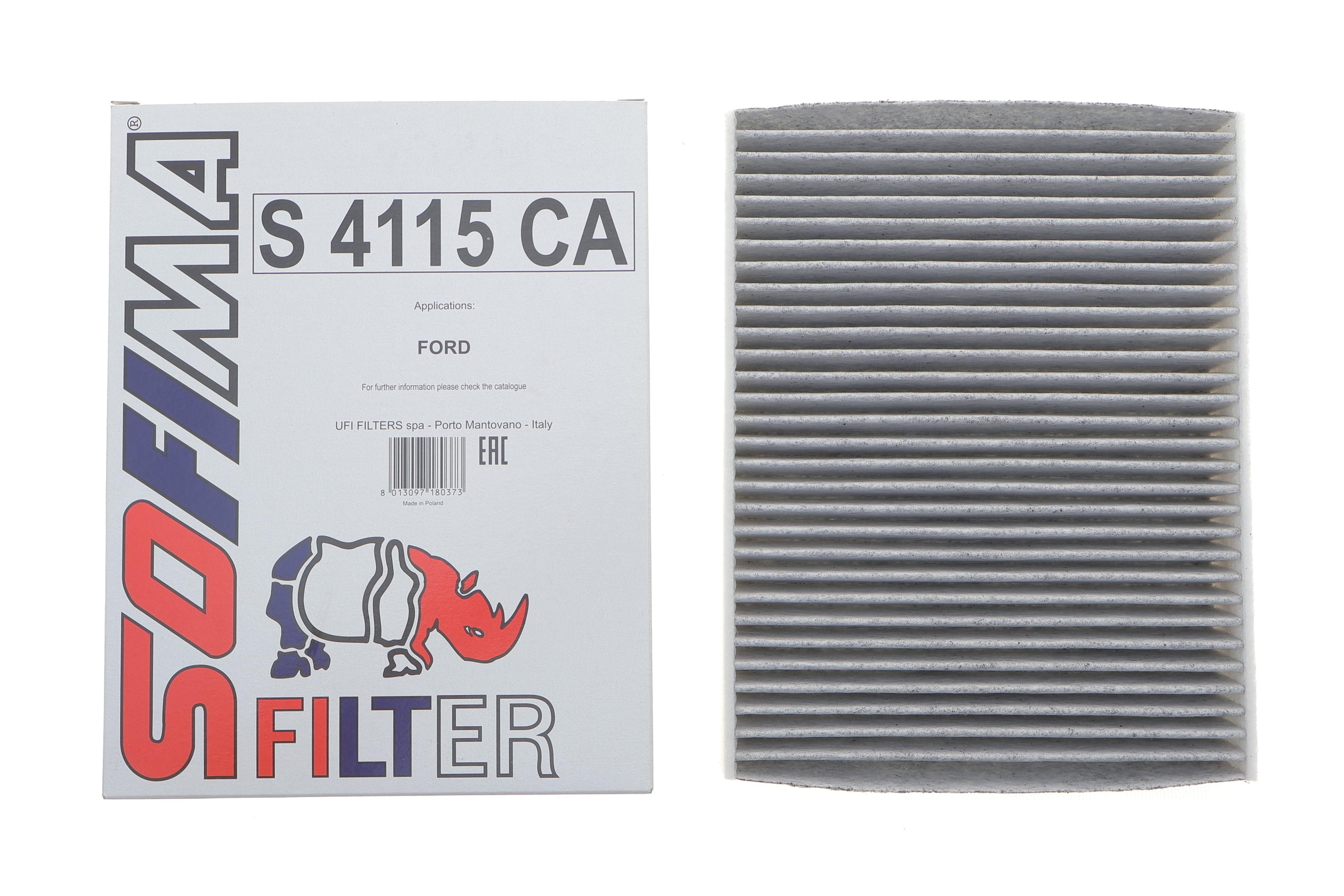 Фільтр салону Ford Fiesta 01-10/Fusion 02-12 (вугільний)